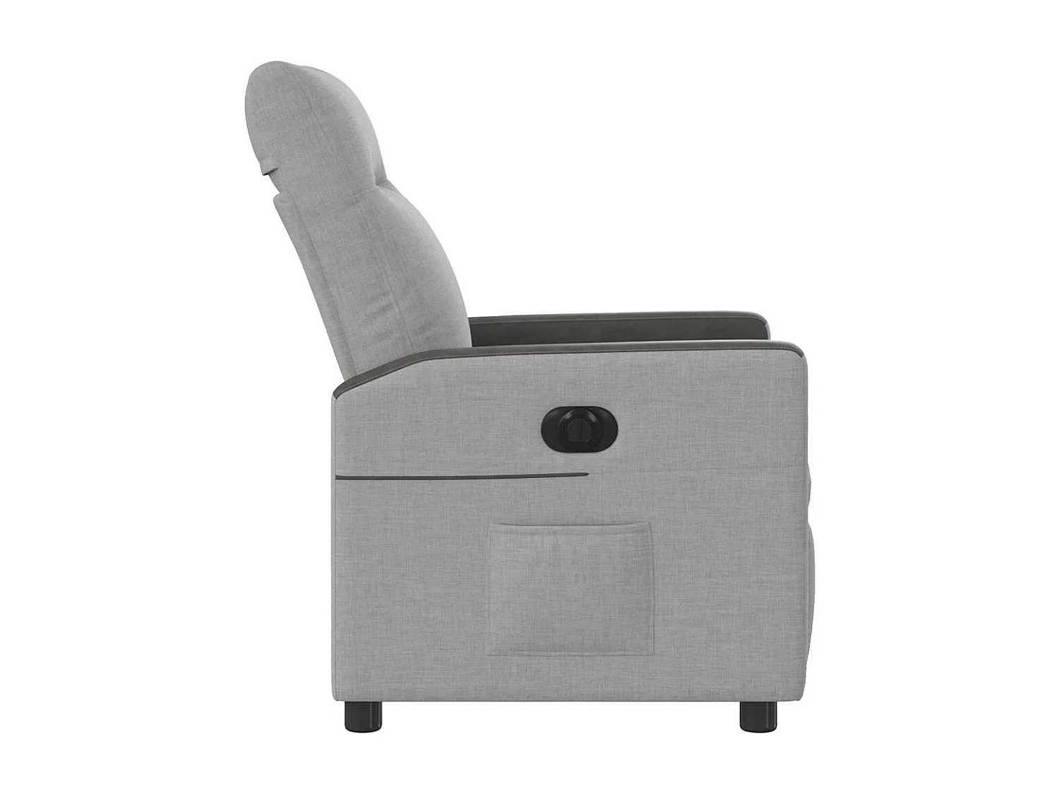 Poltrona Confortável | Poltrona reclinável elétrica tecido cinzento-nublado SHL973467