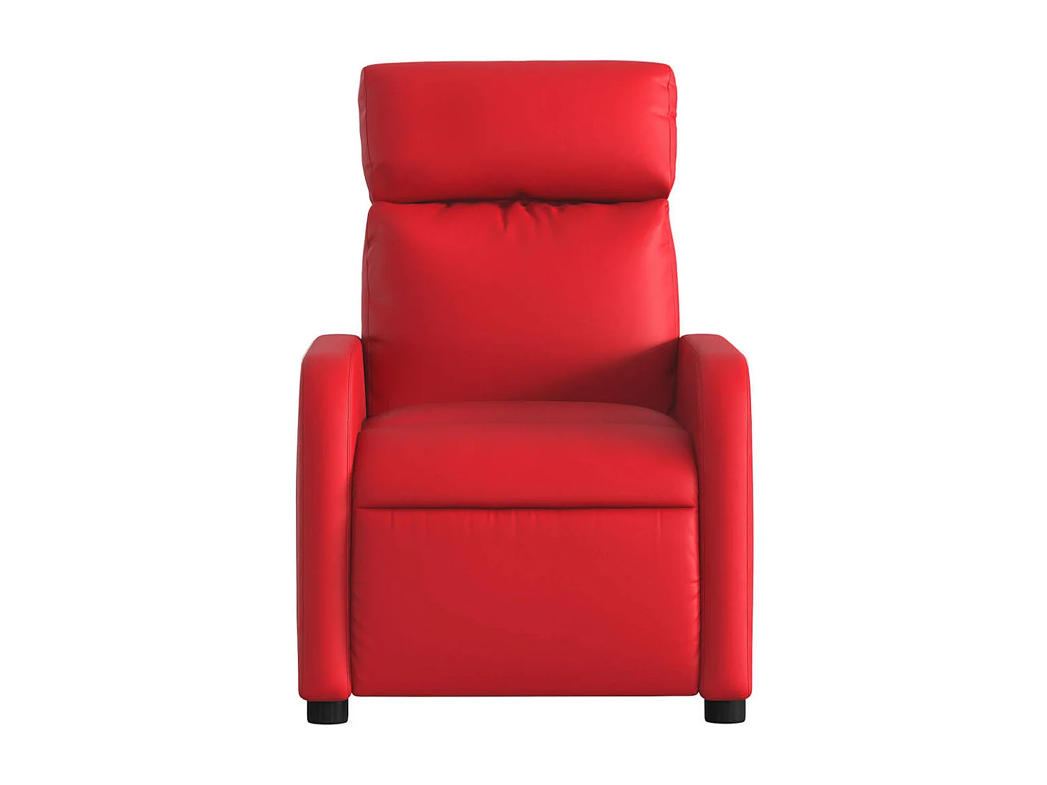 Sillón de salón | Silla | Sillón de masaje reclinable cuero sintético rojo SHL4864