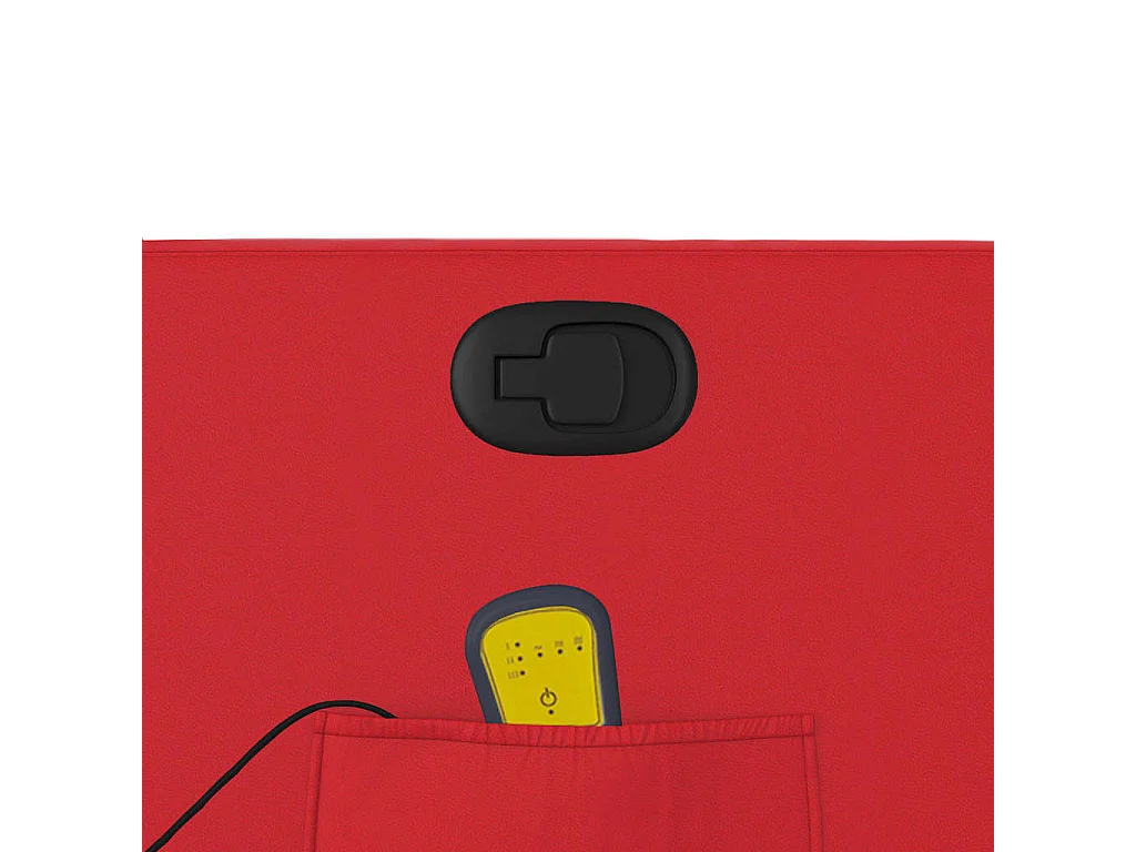 Sillón de salón | Silla | Sillón de masaje reclinable cuero sintético rojo SHL4864