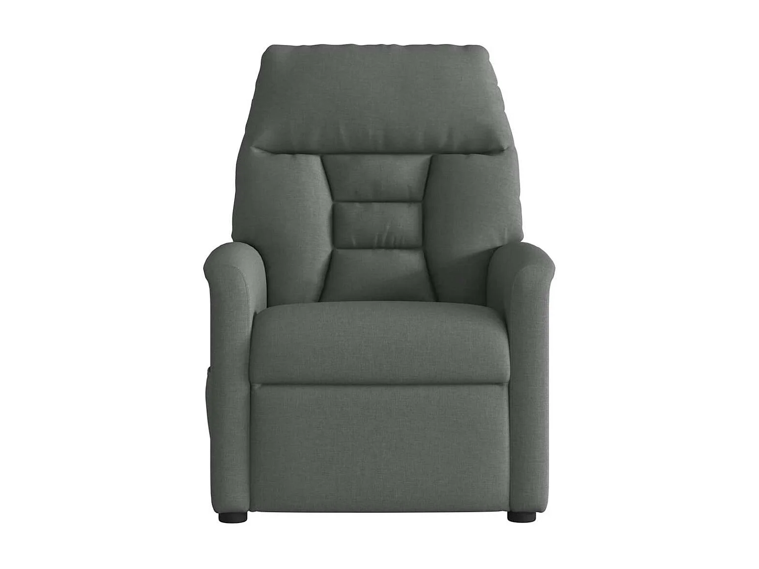 Fauteuil inclinable électrique-Chaise de relax-Fauteuil TV Gris foncé Tissu SHL1698