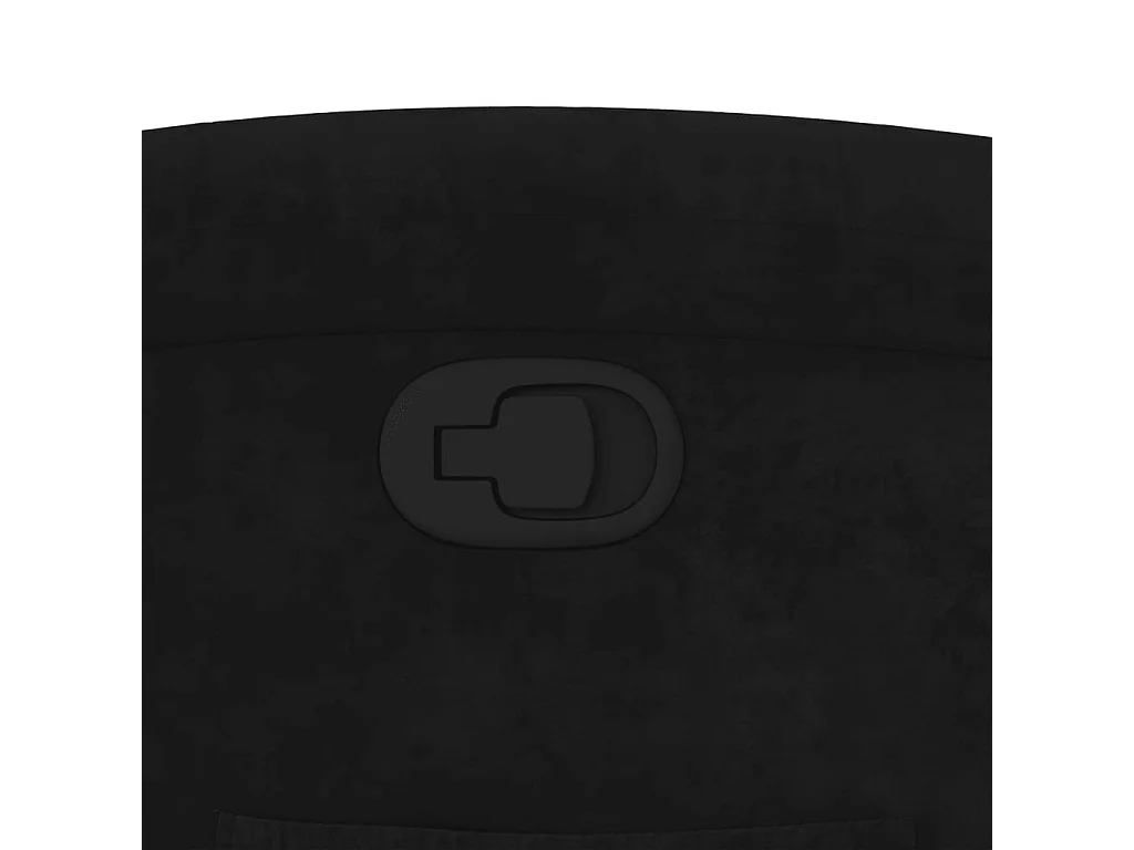 Relaxsessel | Lounge Sessel für Wohnzimmer Schwarz Samt SHL65045