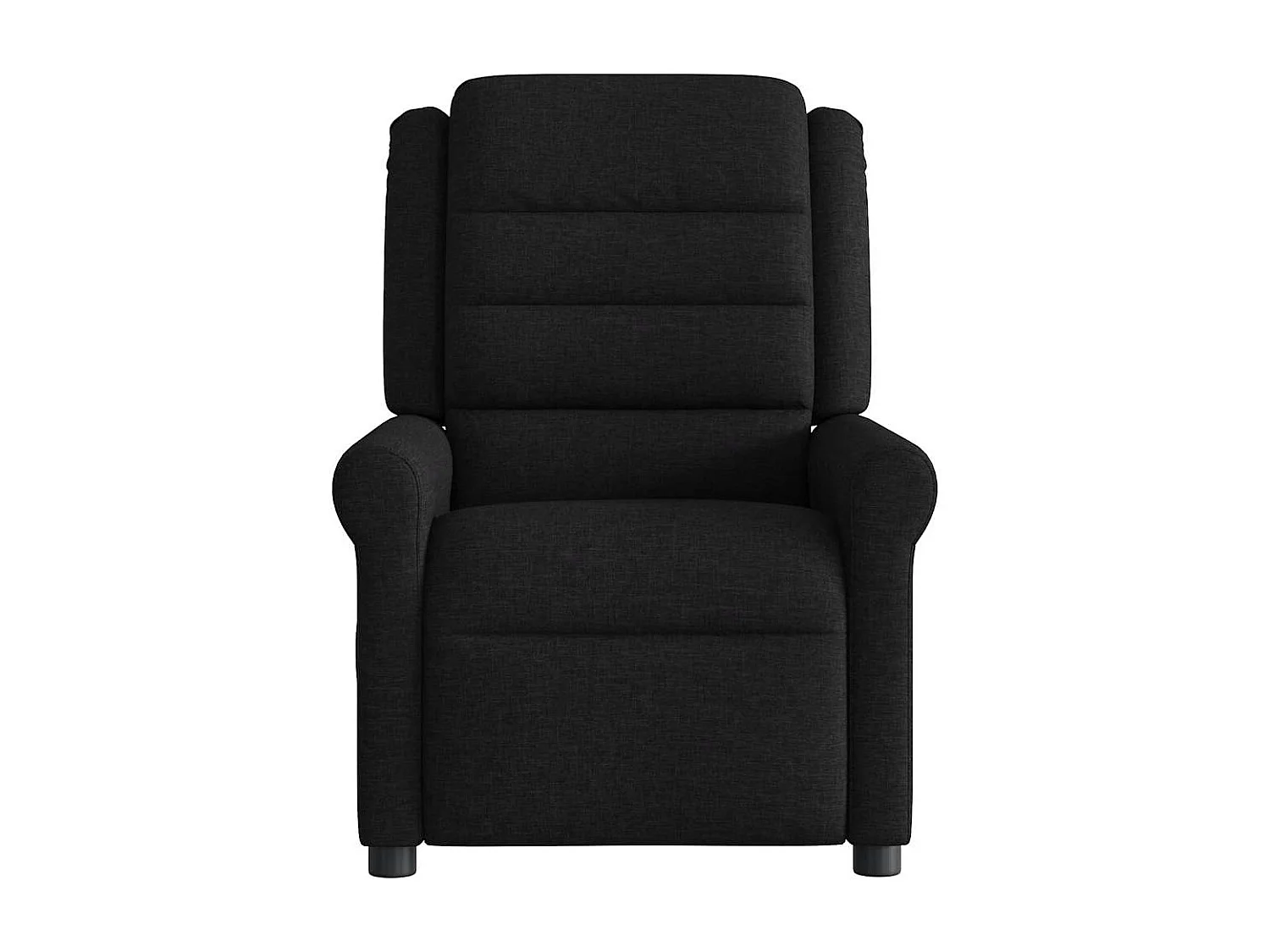 Fauteuil inclinable électrique-Fauteuil de massage de Salon Noir Tissu SHL2557