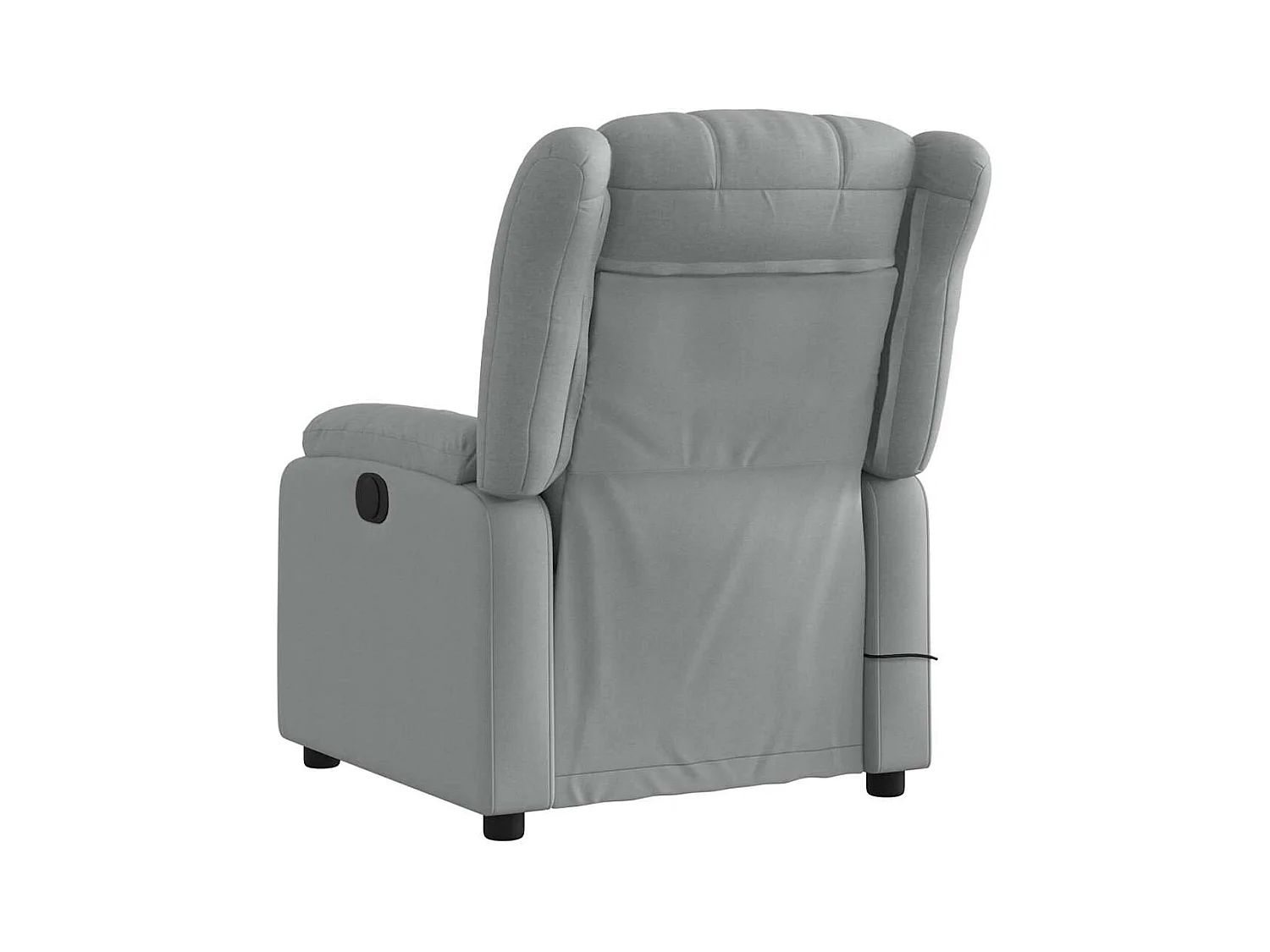 Sillón de relax | Sillón reclinable de masaje eléctrico tela gris claro SHL5321