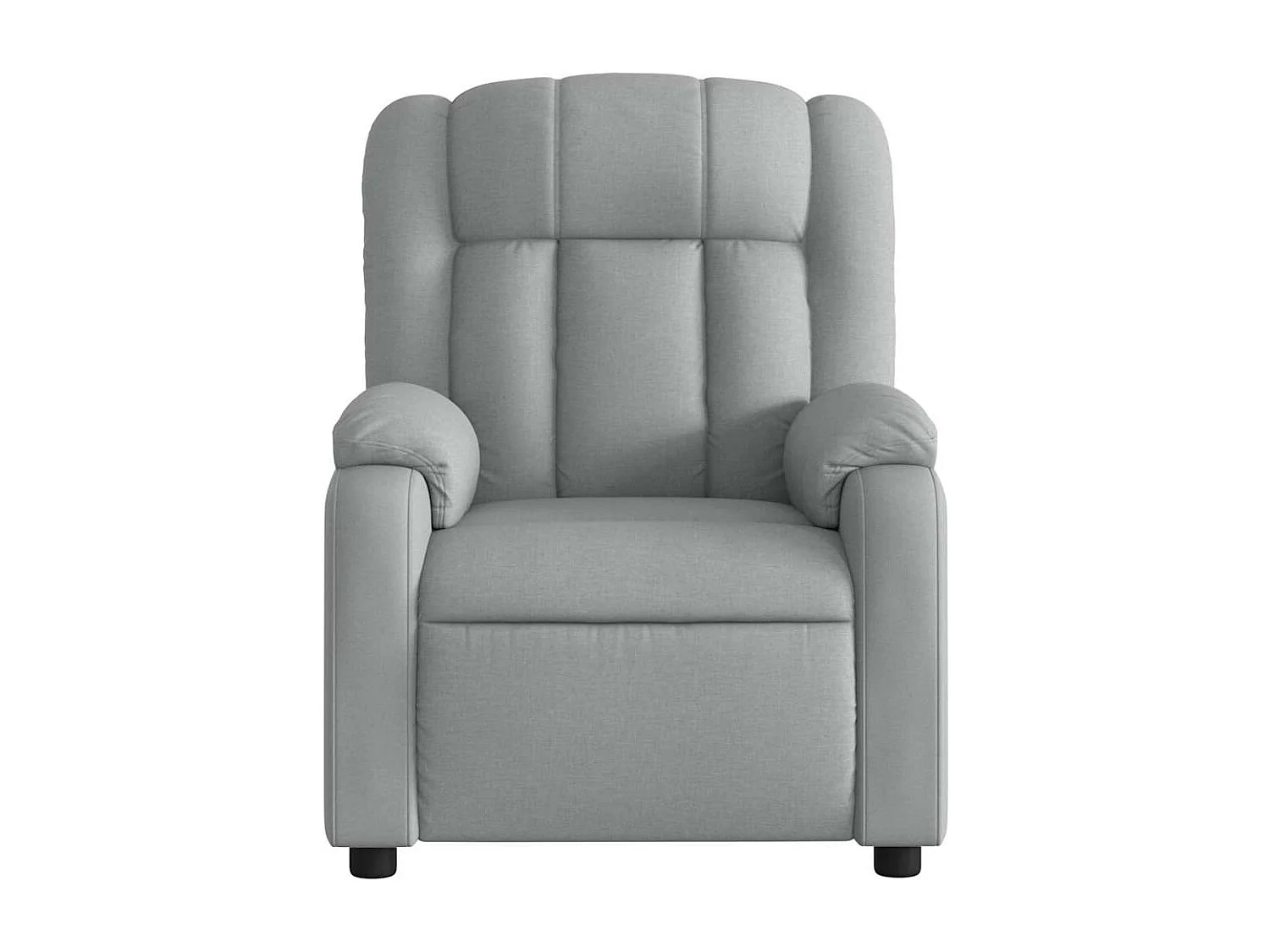 Sillón de relax | Sillón reclinable de masaje eléctrico tela gris claro SHL5321