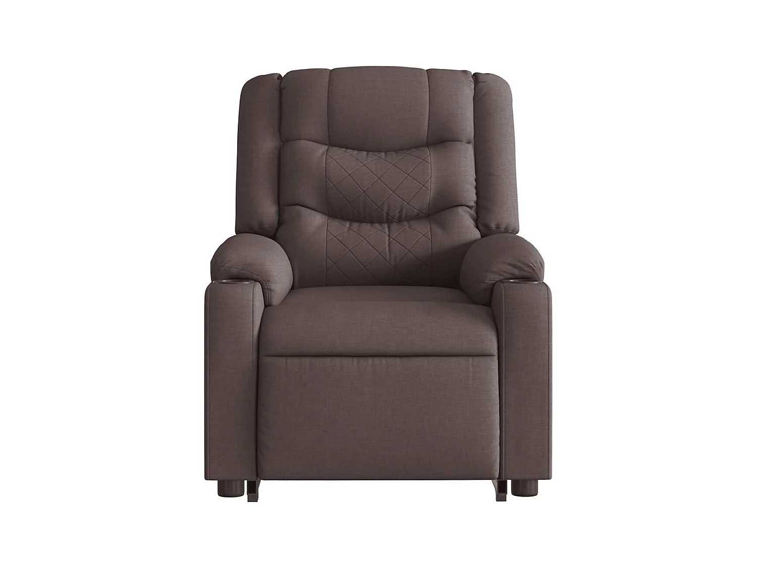 Sillón de relax | Silla | Sillón reclinable elevable tela marrón oscuro SHL7712