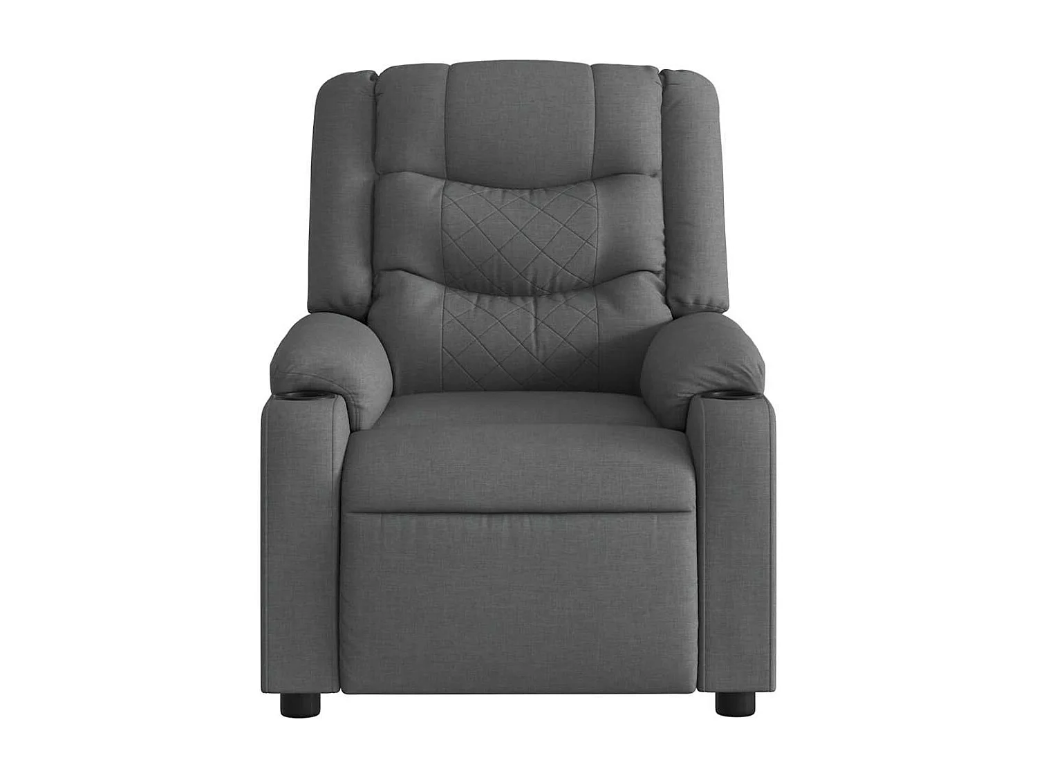 Fauteuil inclinable électrique-Chaise de relax-Fauteuil salon Gris foncé Tissu SHL3054