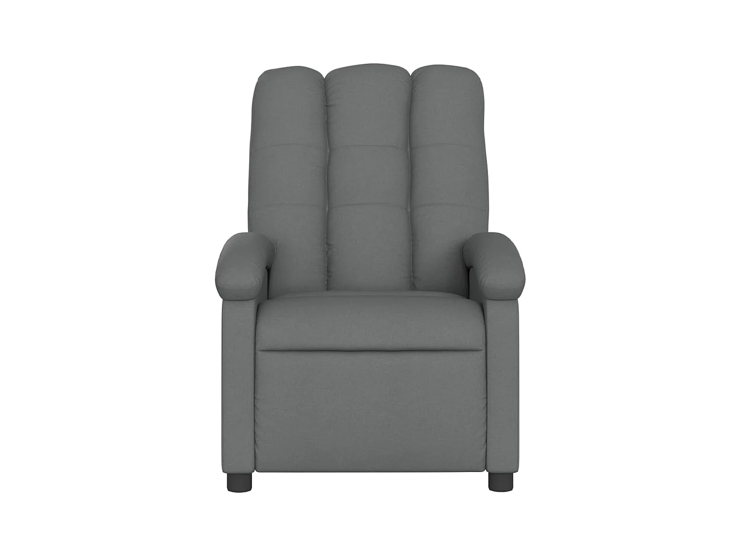 Fauteuil inclinable-Chaise de relax-Fauteuil de Massage gris foncé tissu SHL2581