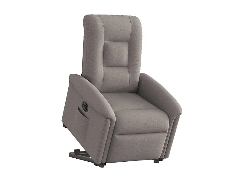 Fauteuil inclinable électrique-Chaise de relax-Fauteuil TV taupe tissu SHL5300