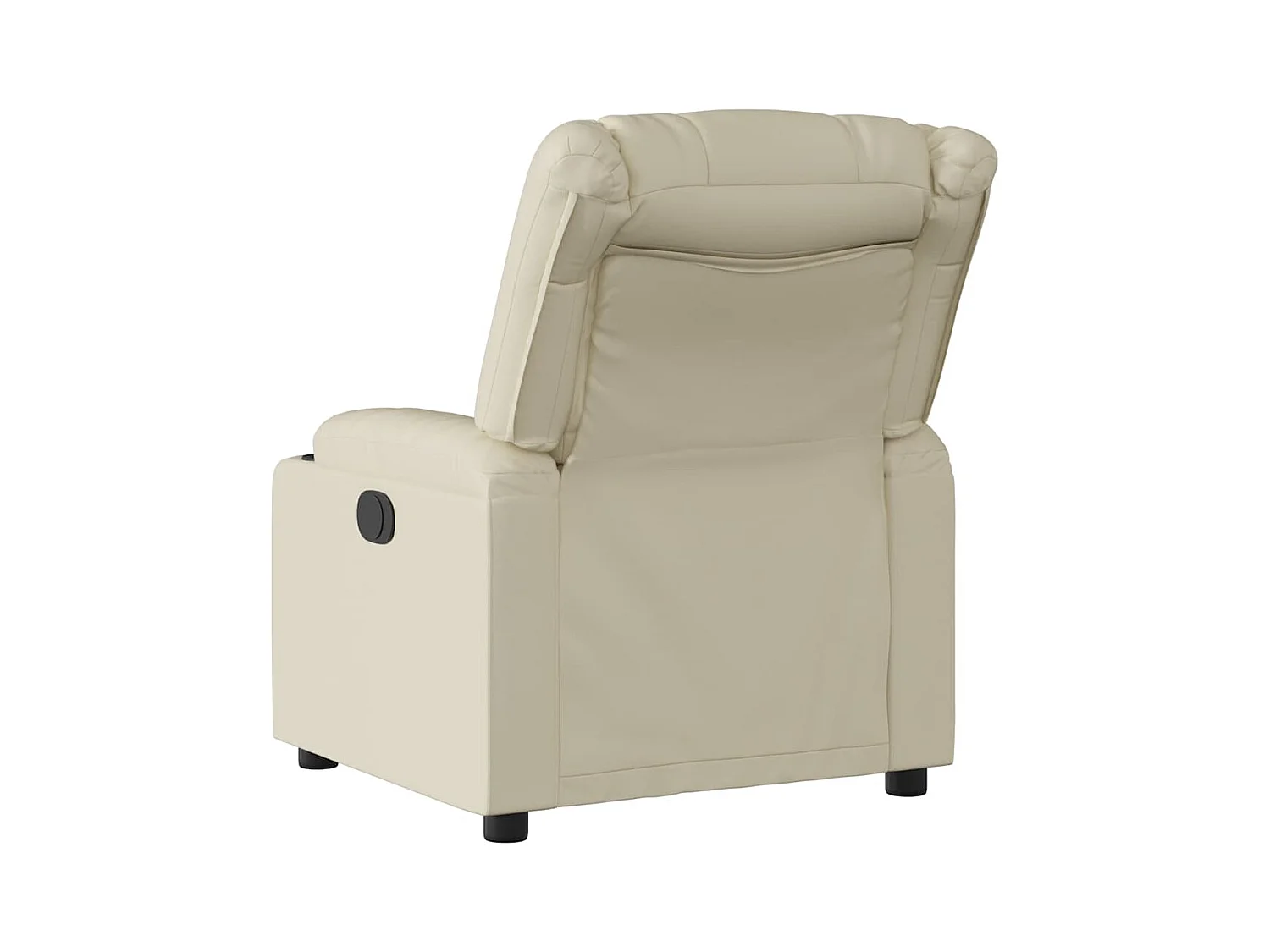 Sillón de relax | Silla | Sillón reclinable eléctrico de cuero sintético crema SHL9583