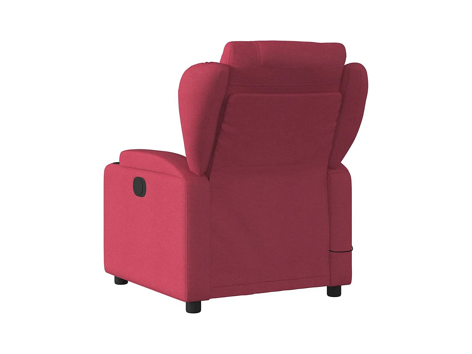 Sillón de salón | Silla | Sillón de masaje reclinable de tela color vino tinto SHL2901