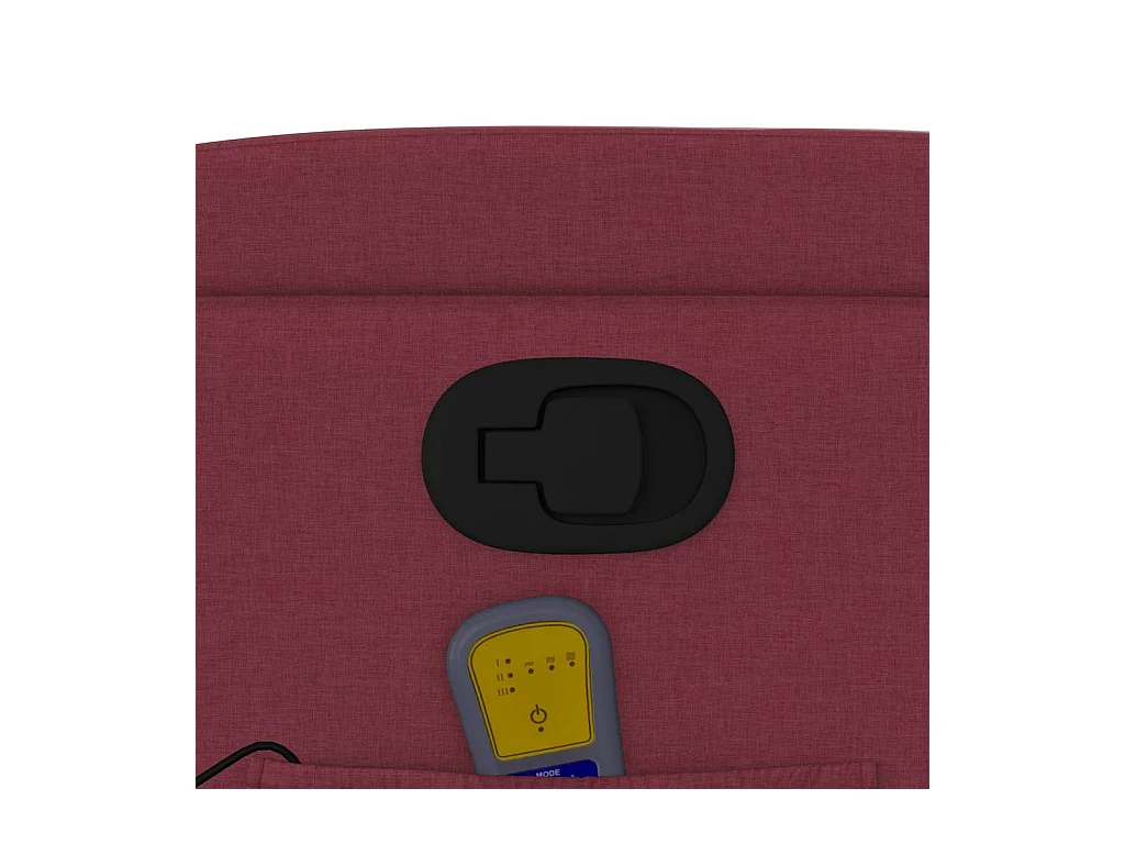 Sillón de salón | Silla | Sillón de masaje reclinable de tela color vino tinto SHL2901