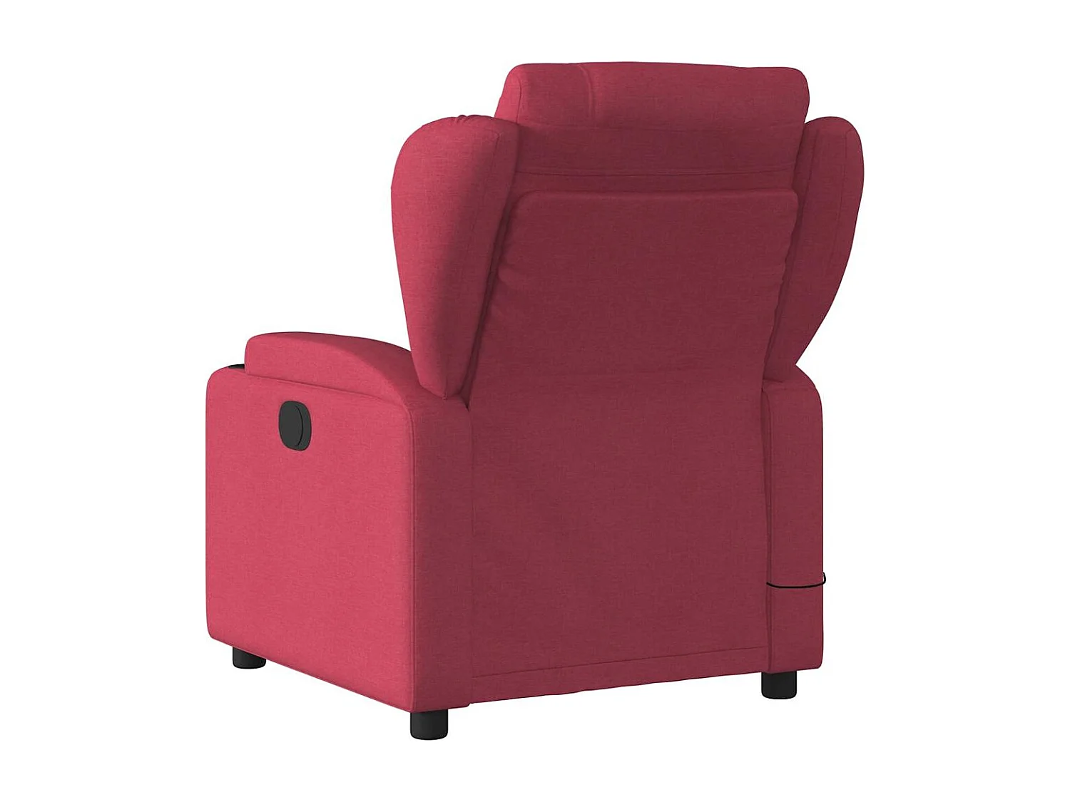 Fauteuil inclinable-Chaise de relax-Fauteuil de Massage Rouge bordeaux Tissu SHL1412
