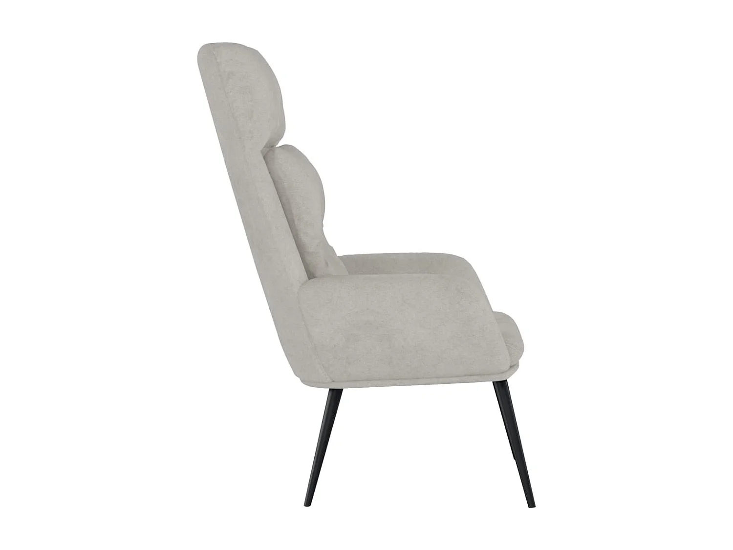 Relaxsessel | Lounge Sessel Hellgrau Wildleder-Optik SHL68586