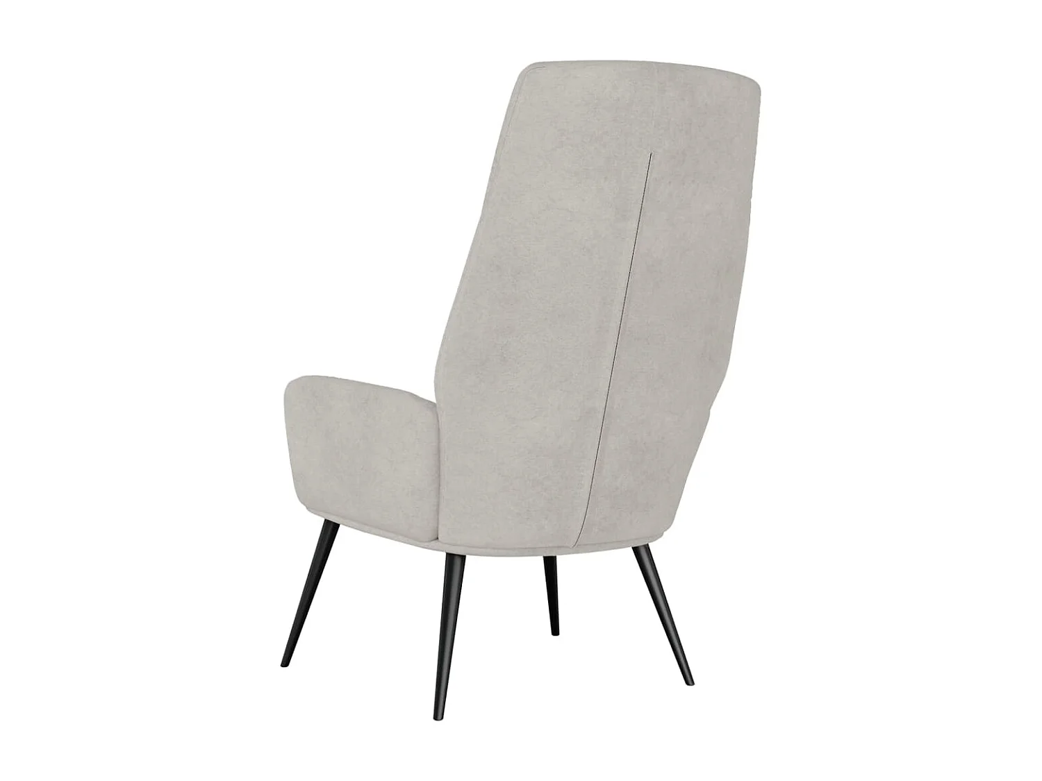 Relaxsessel | Lounge Sessel Hellgrau Wildleder-Optik SHL68586