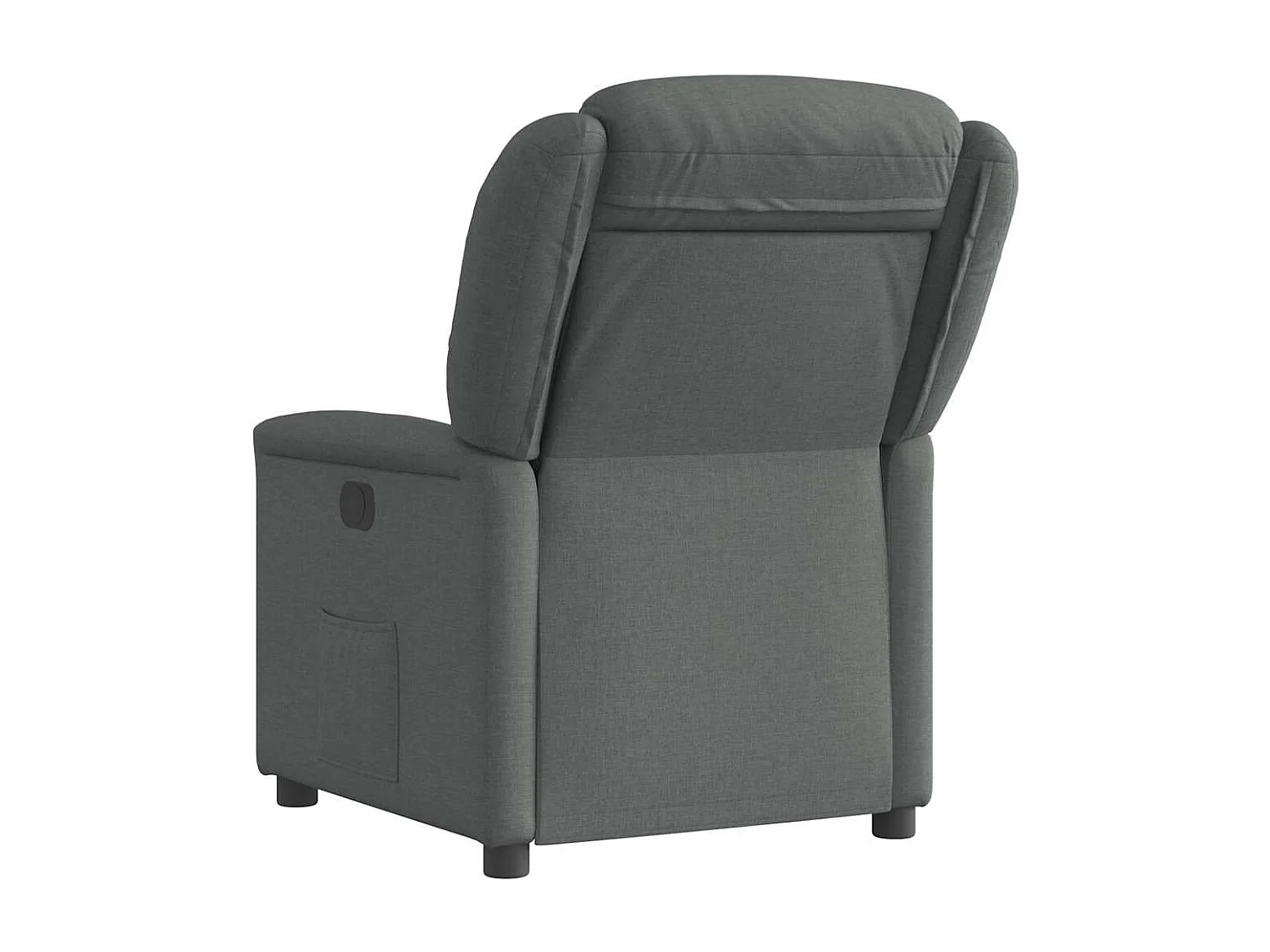 Fauteuil inclinable-Chaise de relax-Fauteuil TV Gris foncé Tissu SHL1563