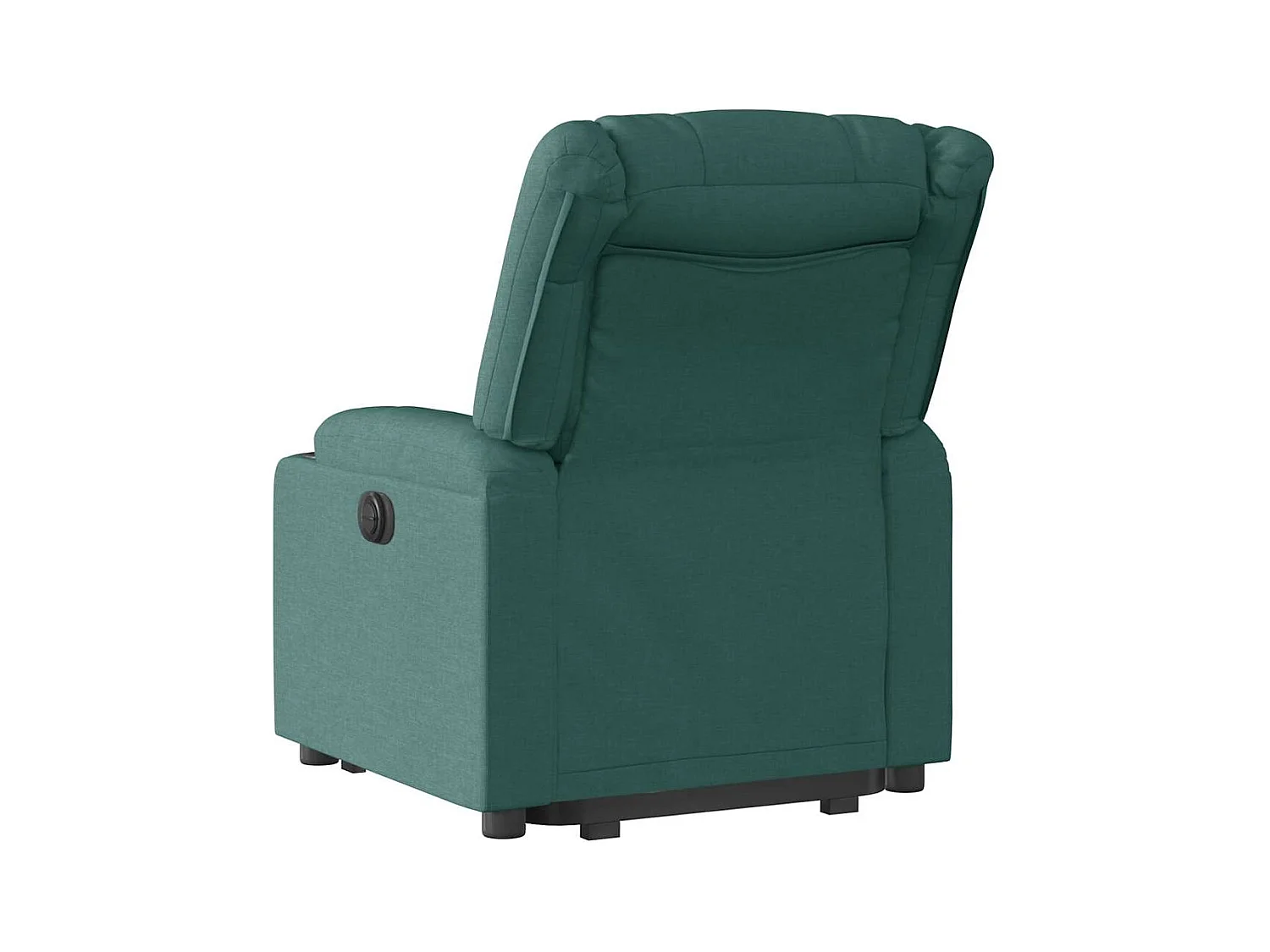 Silla de relax | Sillón eléctrico reclinable elevable de tela verde oscuro SHL7091