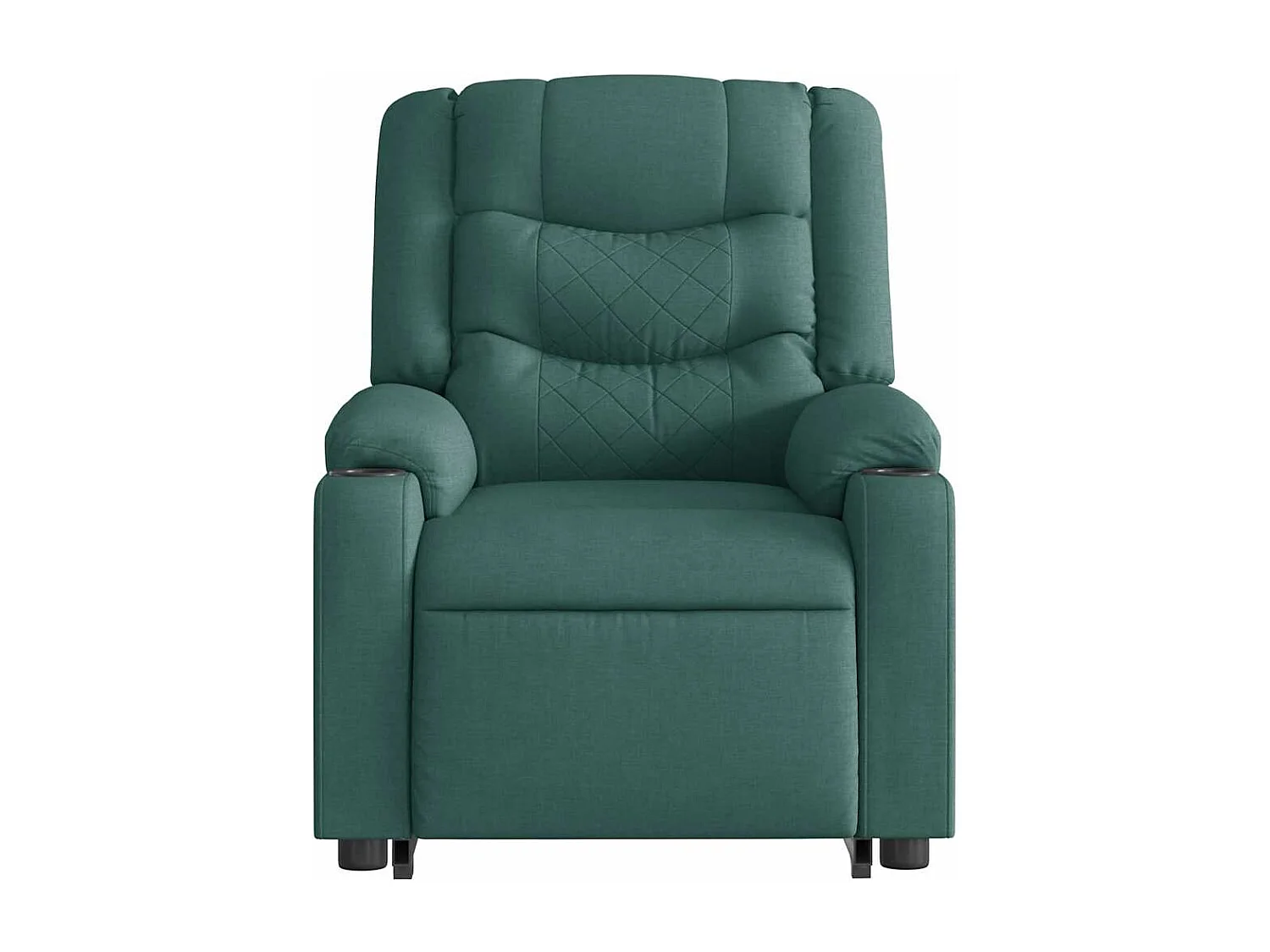 Fauteuil inclinable électrique-Chaise de relax-Fauteuil TV vert foncé tissu SHL1615
