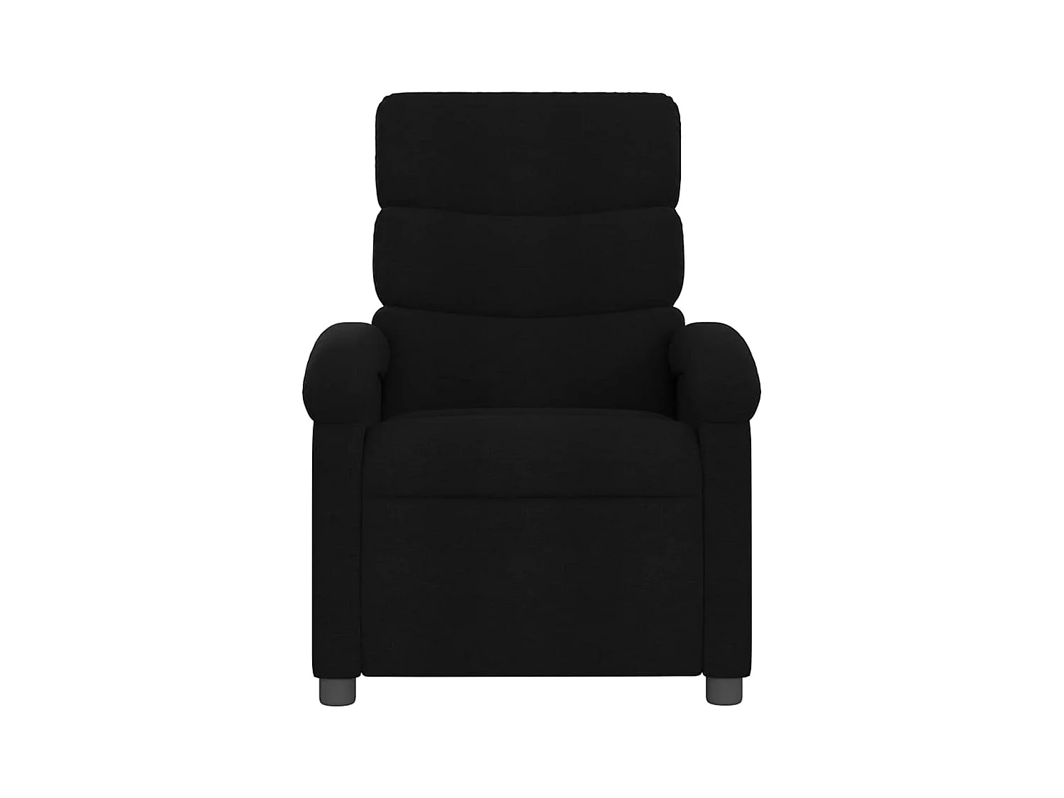 Sillón de relax | Sillón reclinable de masaje de tela negro SHL7647