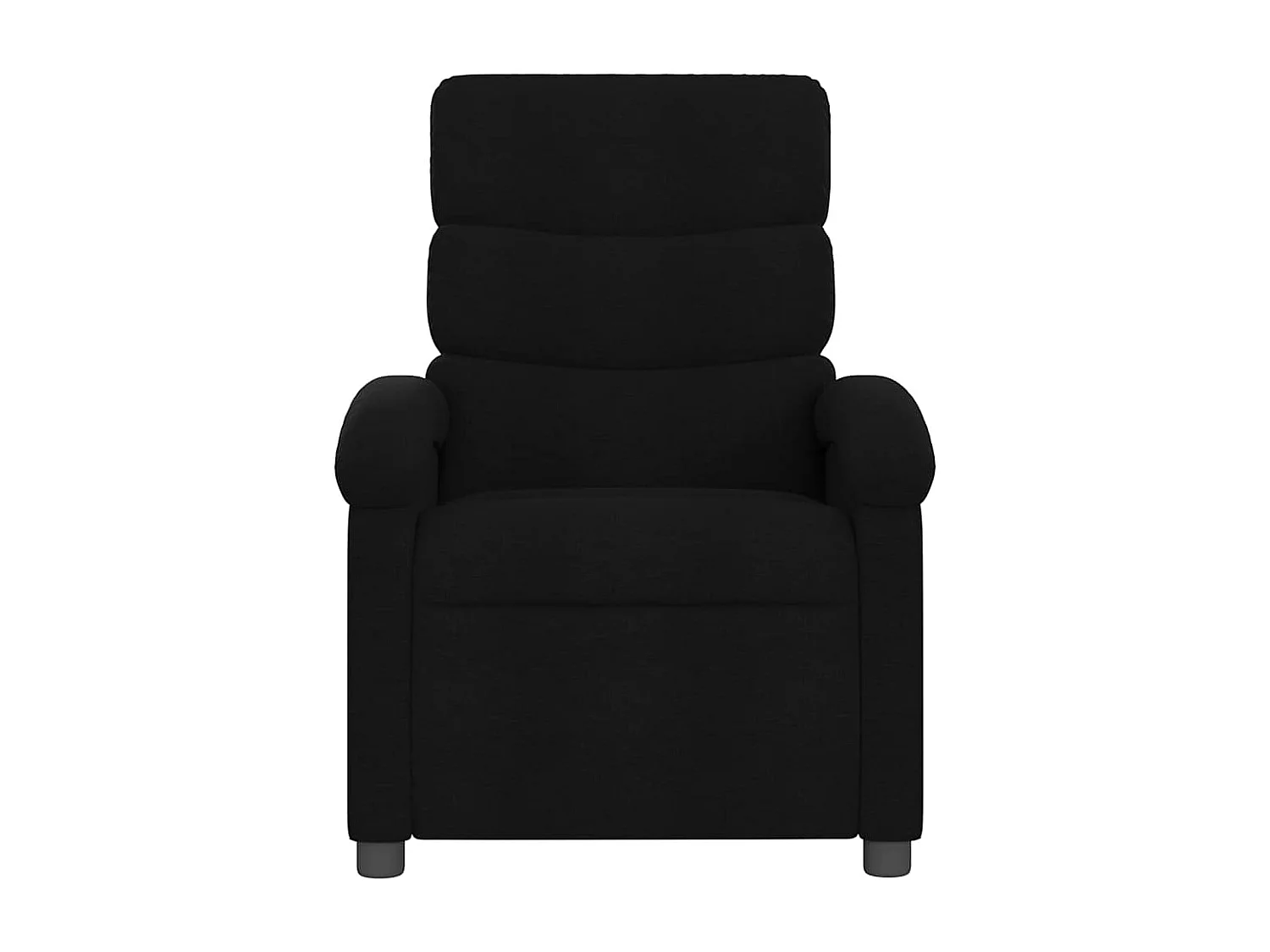 Fauteuil inclinable-Fauteuil salon-Fauteuil de massage Noir Tissu SHL4279