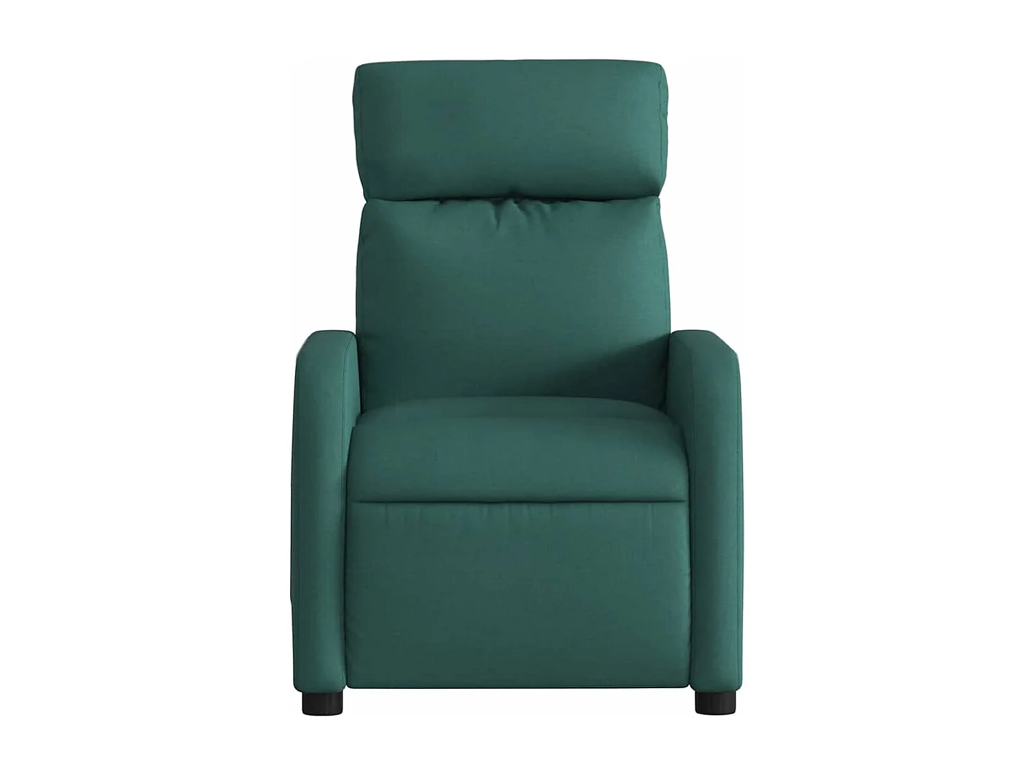 Fauteuil inclinable-Chaise-Fauteuil salon Vert foncé Tissu SHL4720