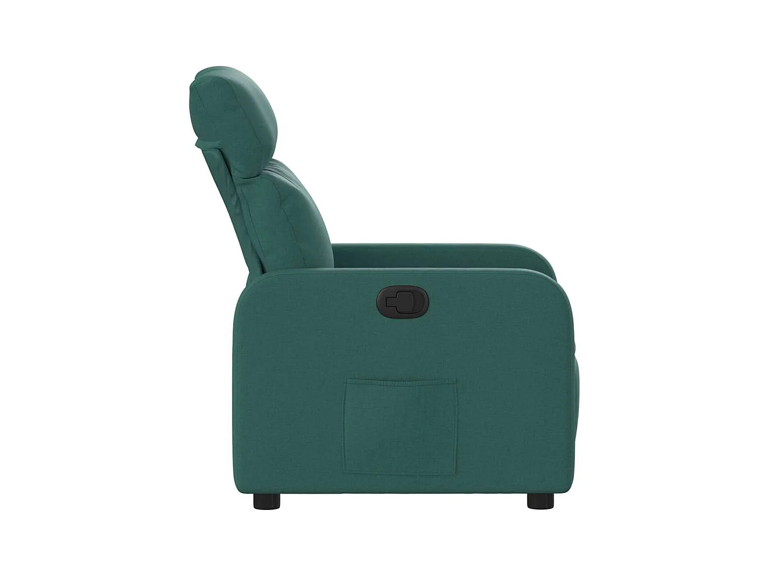 Sillón de relax | Silla | Sillón reclinable de tela verde oscuro SHL8914
