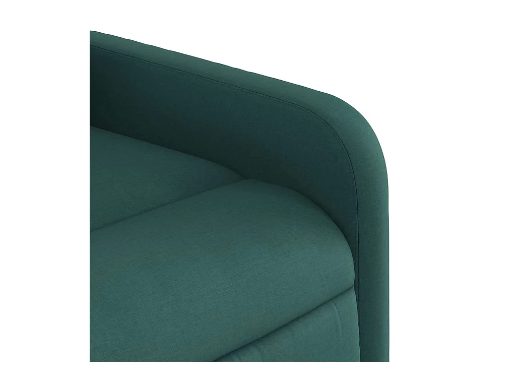 Sillón de relax | Silla | Sillón reclinable de tela verde oscuro SHL8914