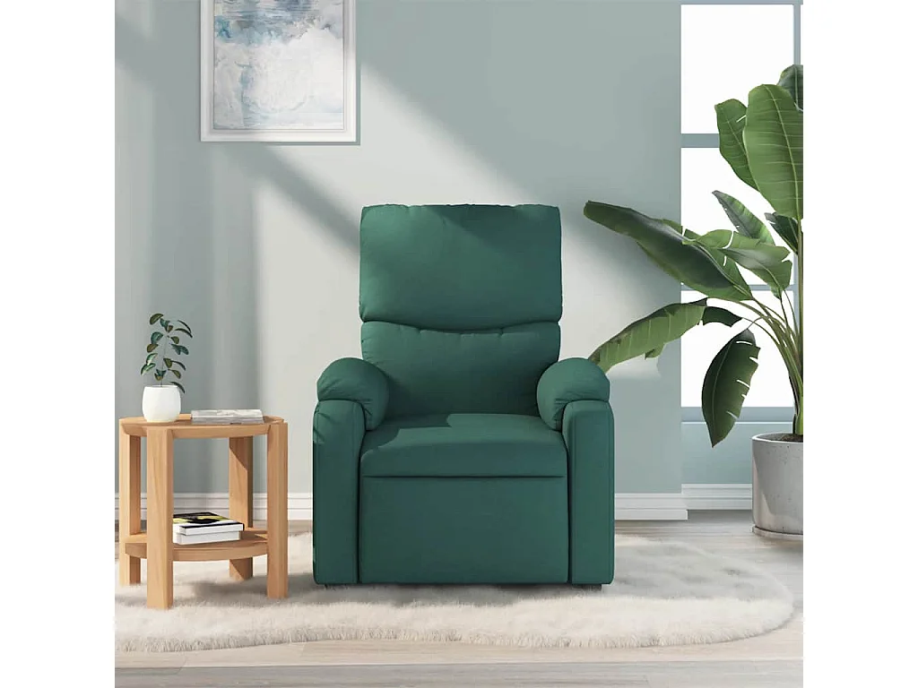 Relaxsessel | Massagesessel Dunkelgrün Stoff SHL3565