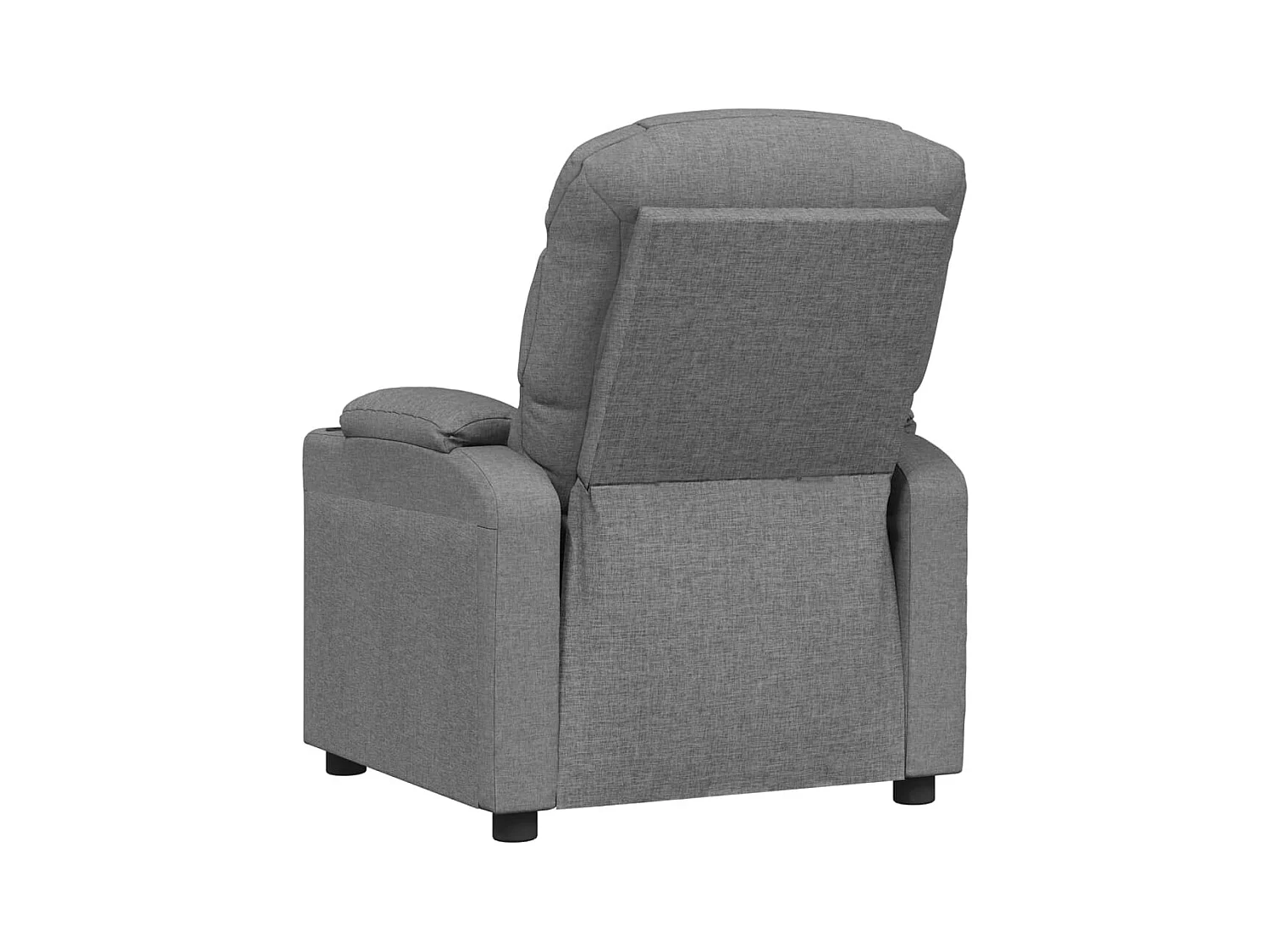 Sillón de relax | Sillón reclinable de tela gris claro SHL4351