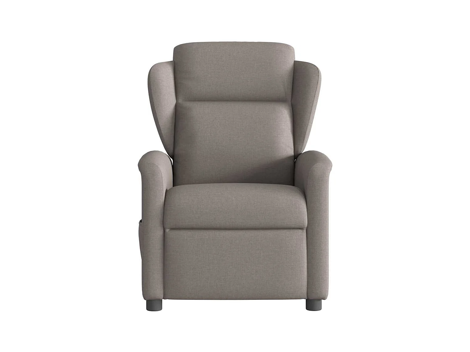Sillón de salón | Silla | Sillón de masaje reclinable de tela gris taupé SHL8400