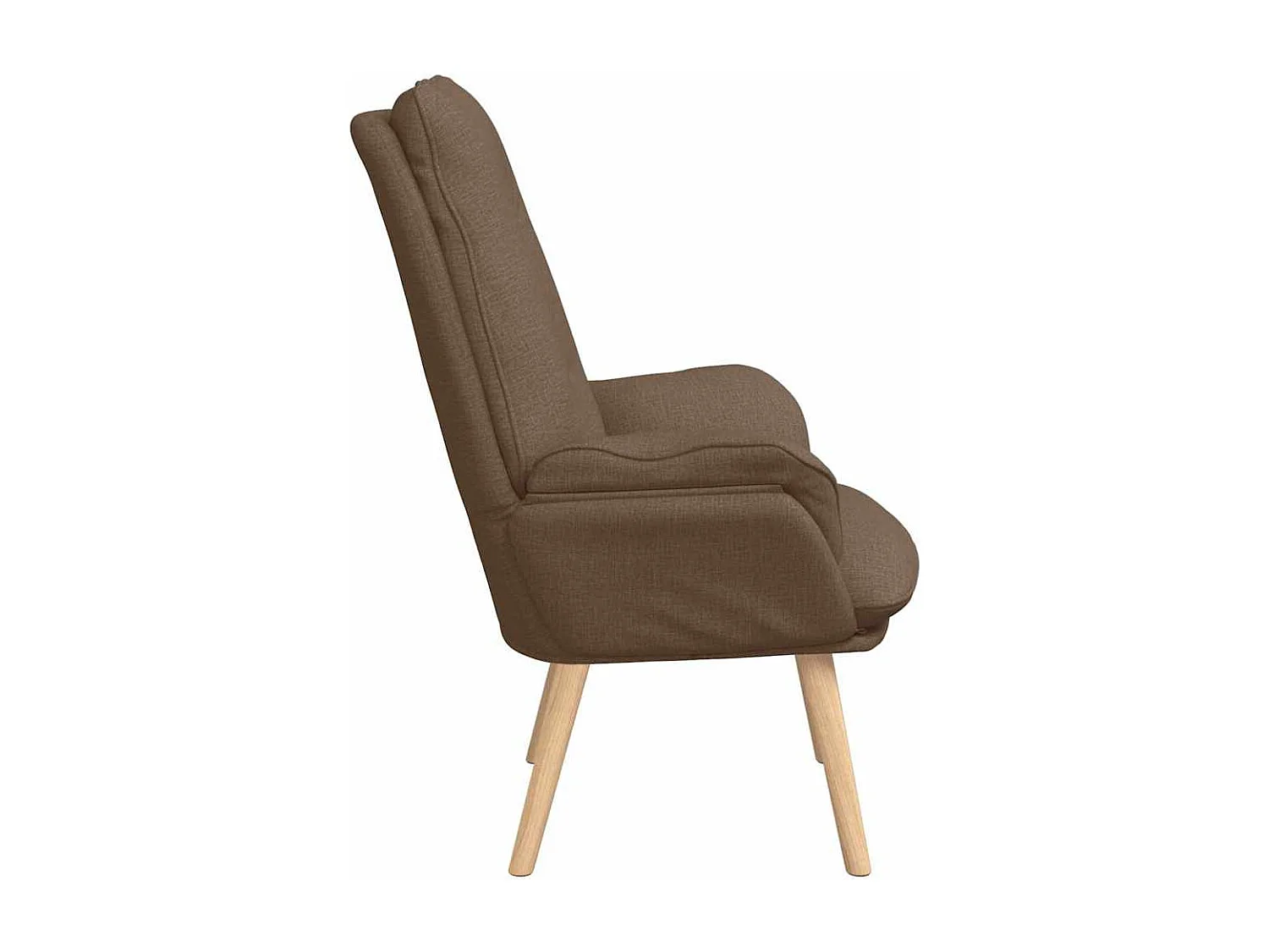 Fauteuil Salon-Chaise de relax Marron 69x74x93 cm tissu SHL2107