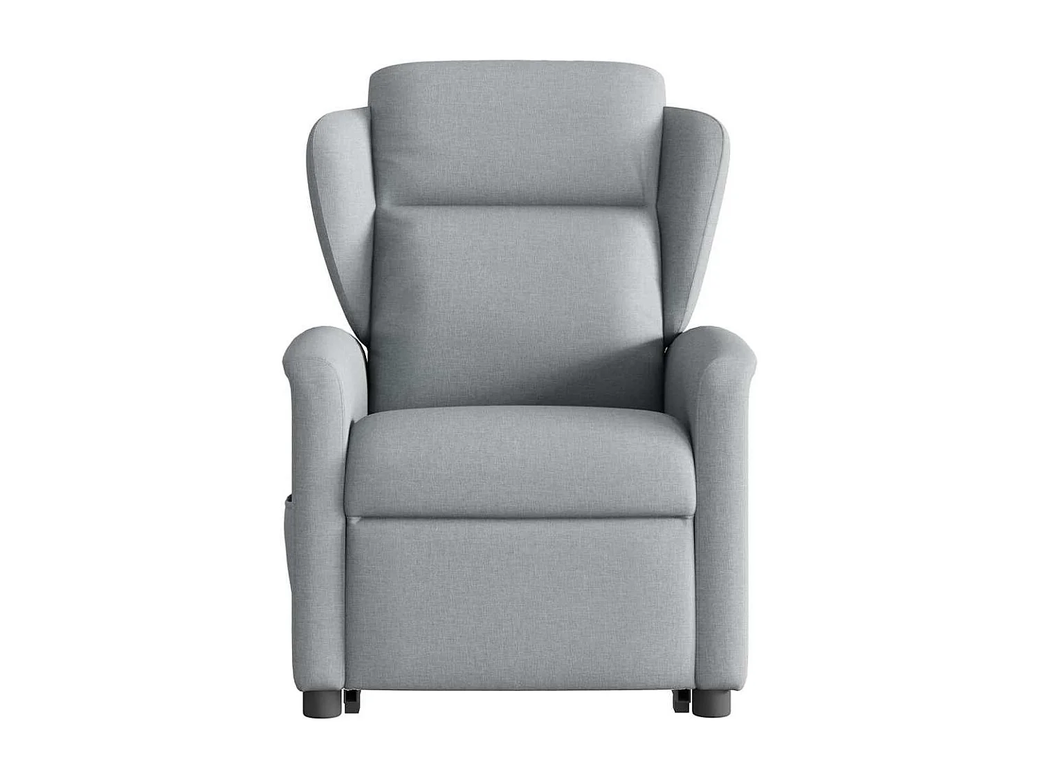 Fauteuil inclinable-Chaise de relax-Fauteuil TV Gris clair Tissu SHL1666