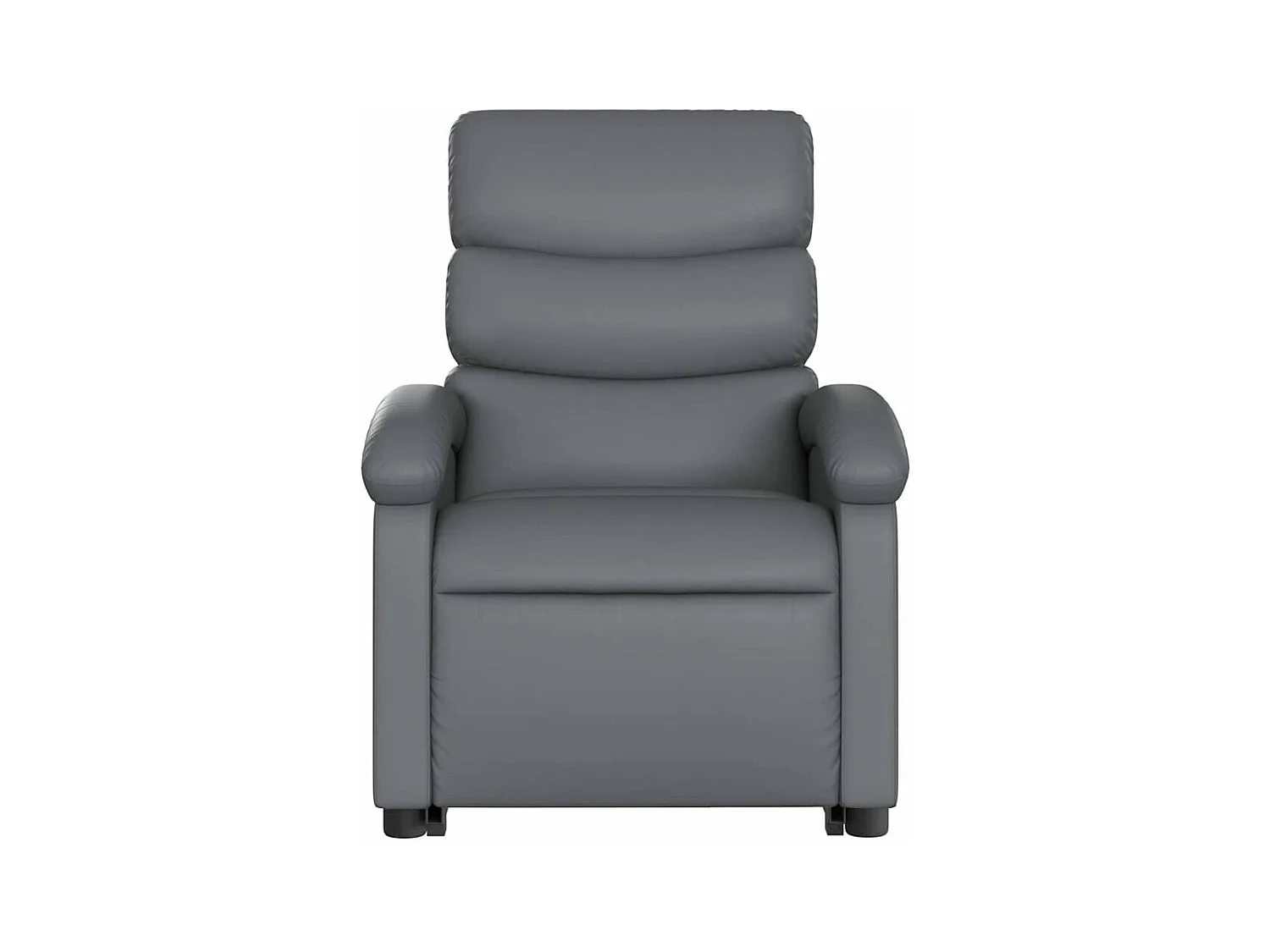 Sillón de relax | Sillón reclinable elevable eléctrico de cuero sintético gris SHL2397