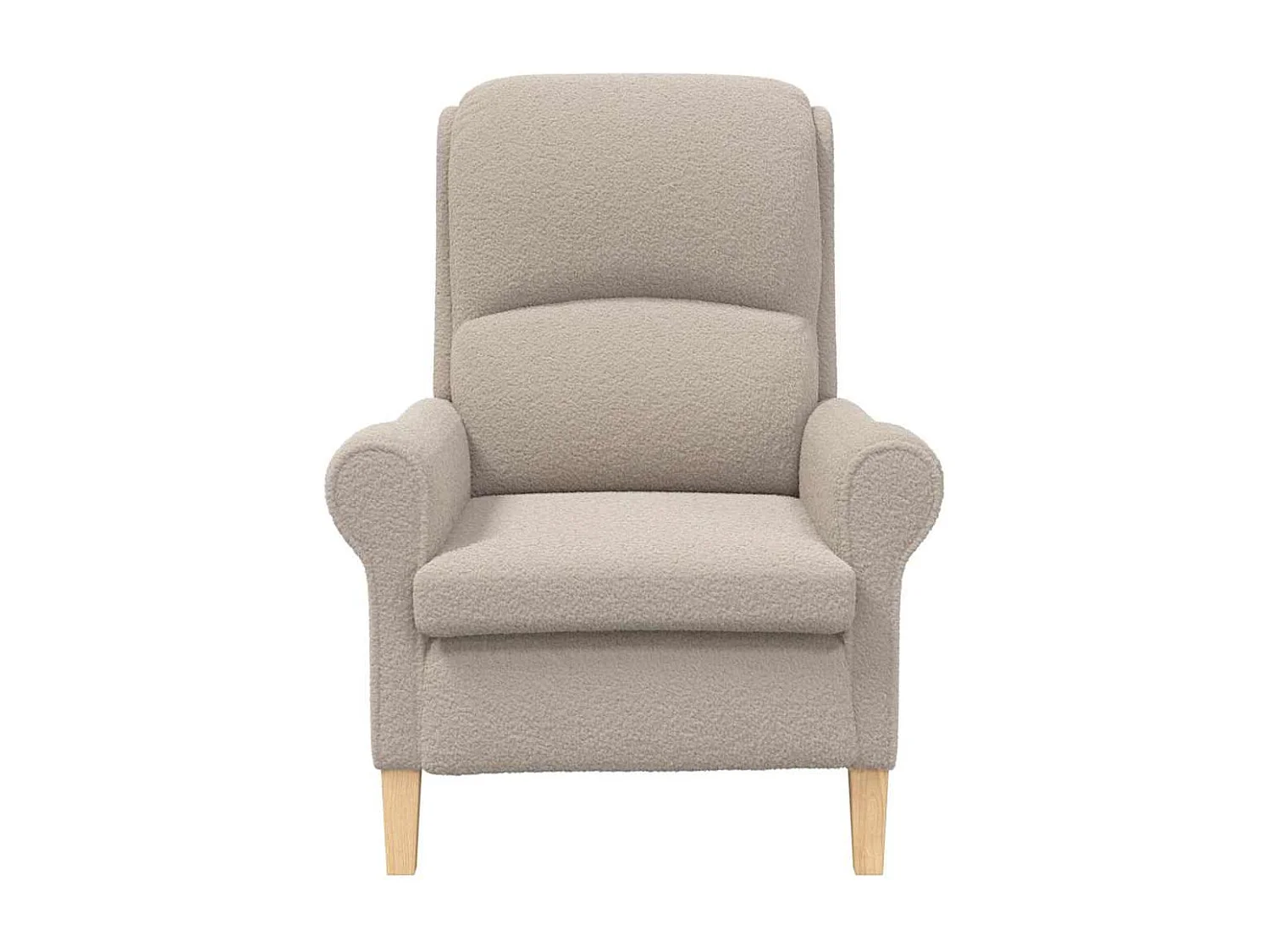 Poltrona | Cadeira Relax Cinzento-claro 76x94x102 cm SHL369682