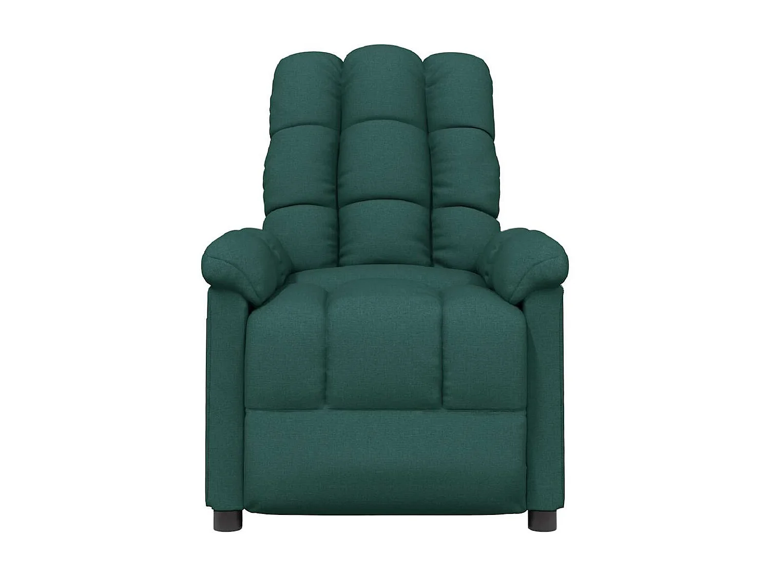 Fauteuil salon-Chaise d'appoint-Fauteuil inclinable 74x99x102 cm Vert foncé Tissu SHL4004