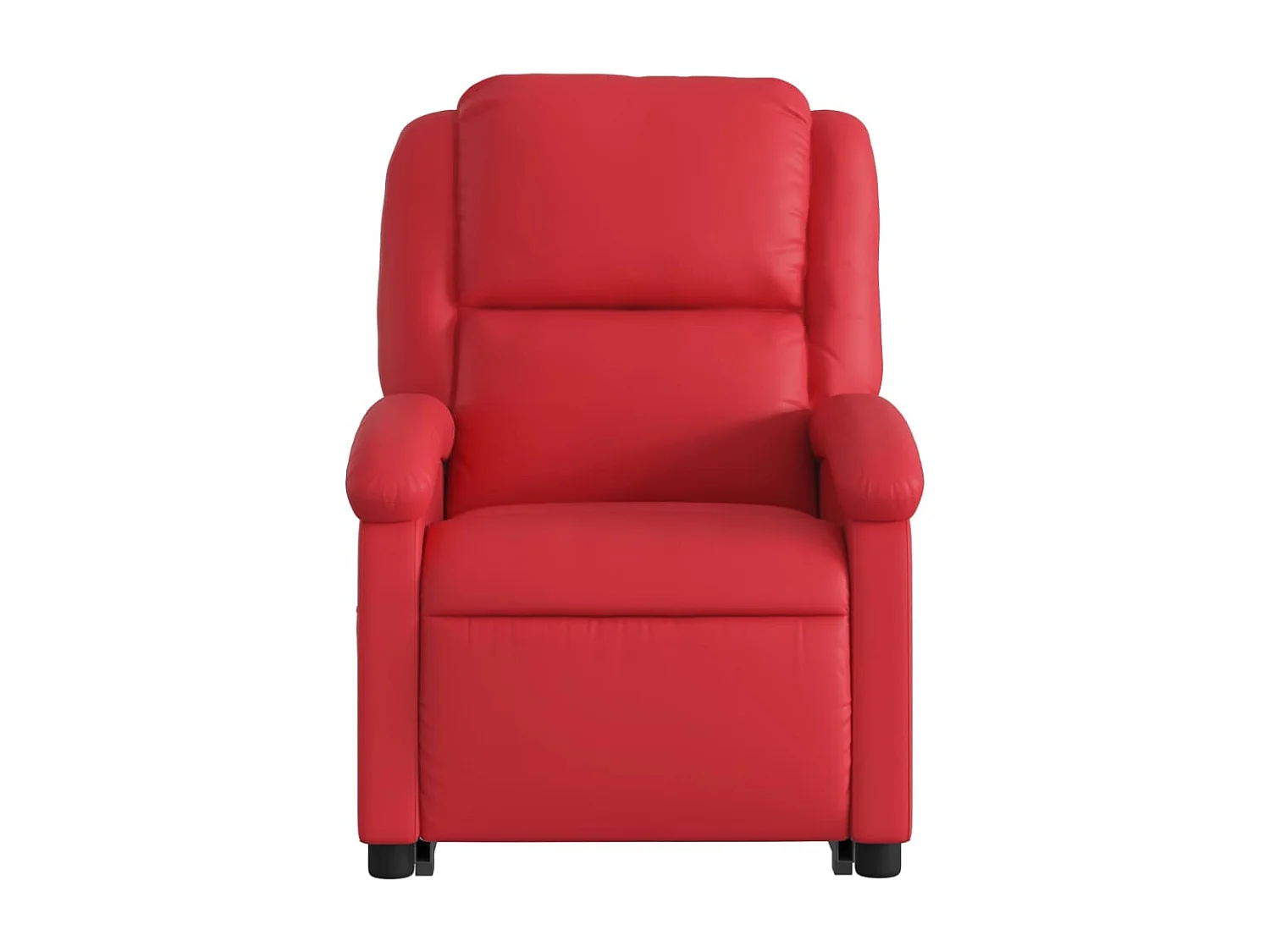 Sillón de salón | Silla | Sillón de majaje elevable eléctrico cuero artificial rojo SHL2763