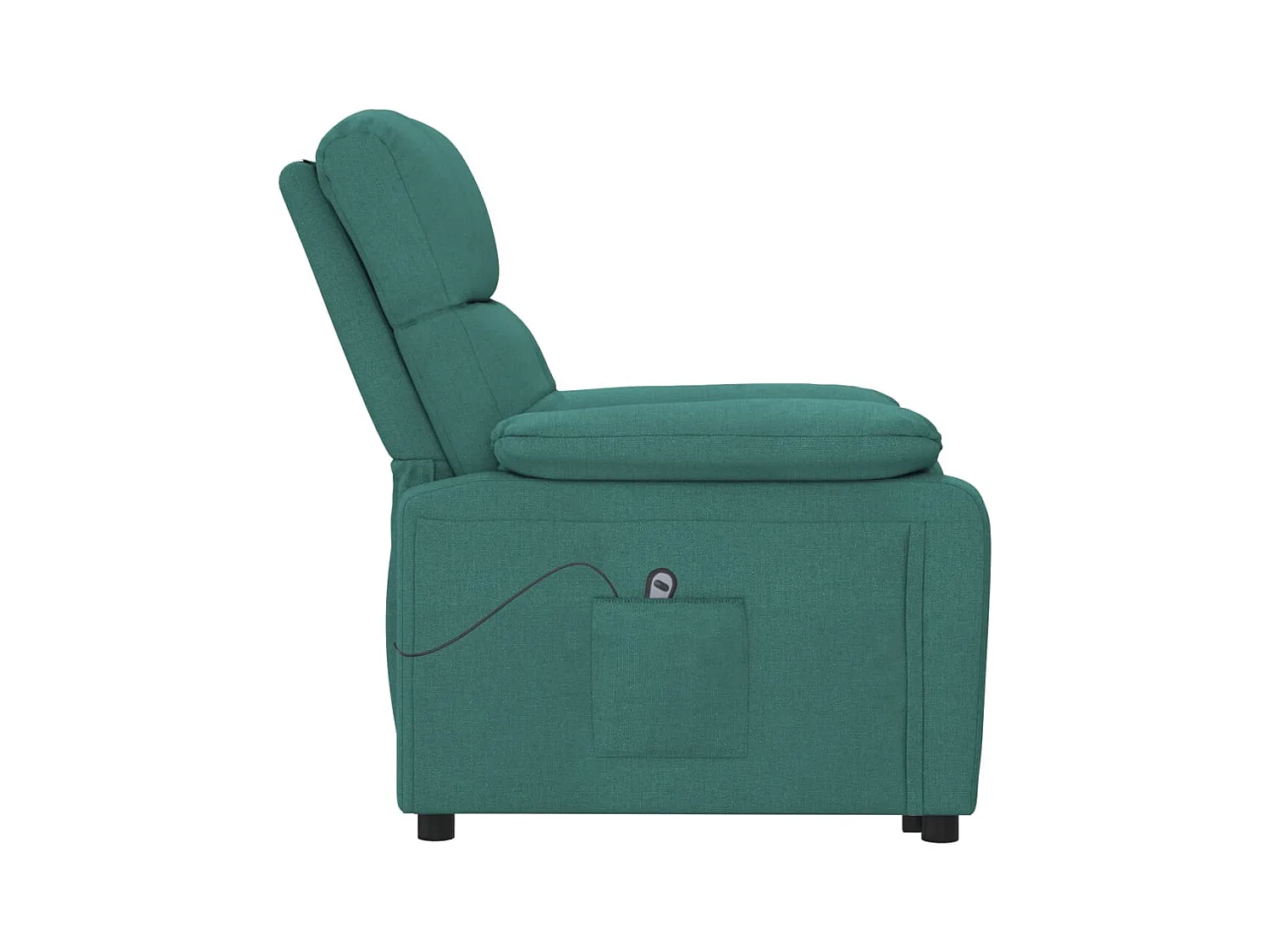 Sillón de relax | Silla | Sillón reclinable eléctrico tela verde oscuro SHL4840