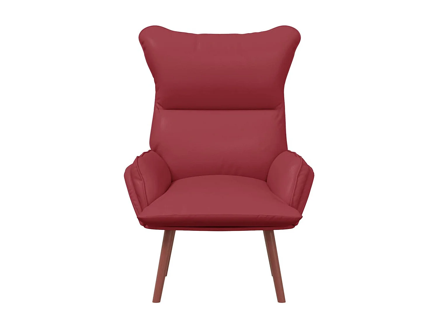 Relaxsessel | Lounge Sessel für Wohnzimmer Weinrot 69x74x93 cm Kunstleder SHL18324