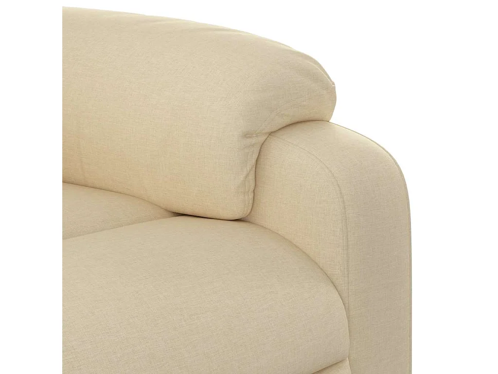 Sillón de salón | Silla | Sillón de masaje reclinable de tela crema SHL8021
