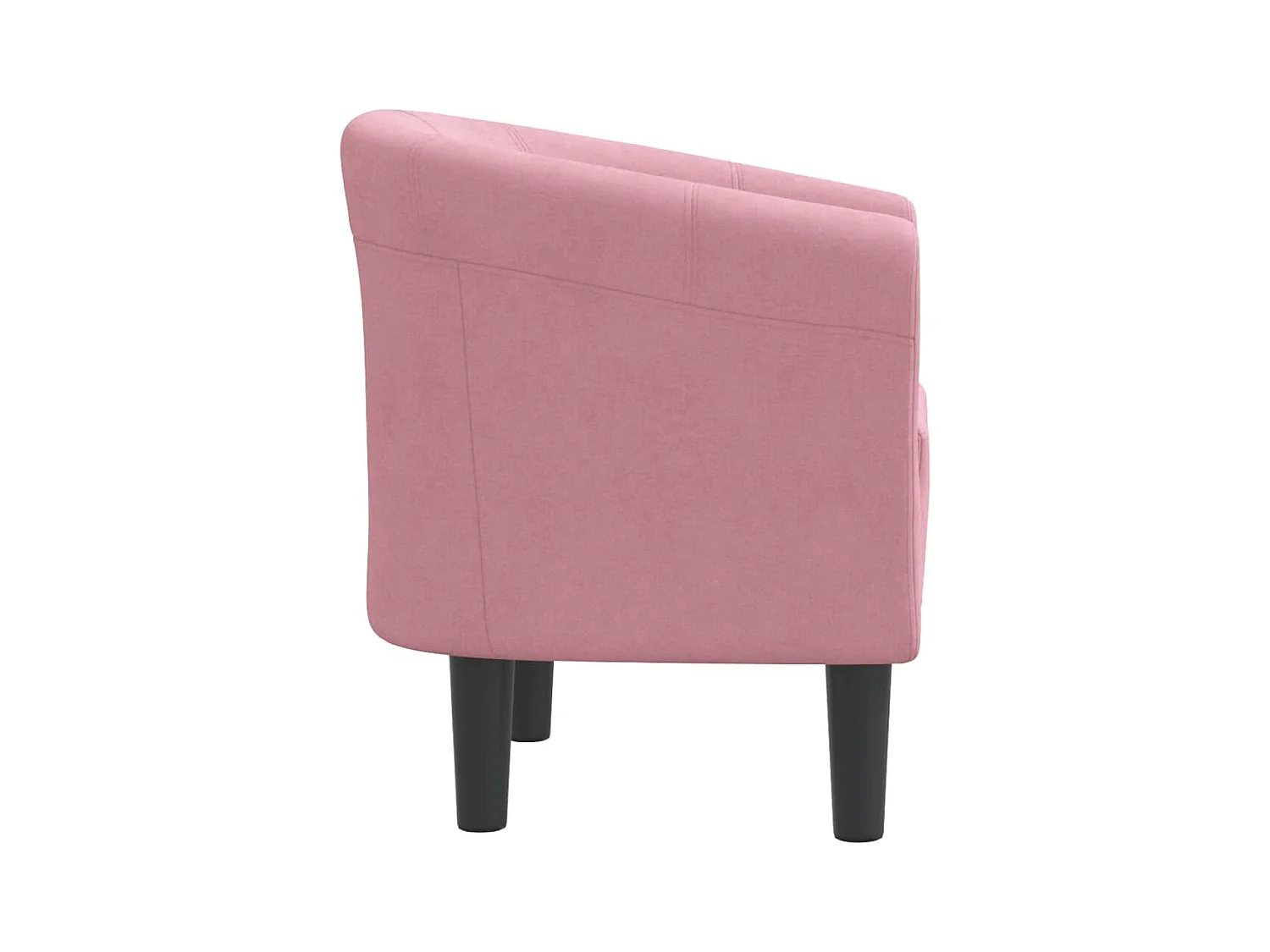 Sillón de salón | Silla de relax | Sillón de terciopelo rosa SHL4217