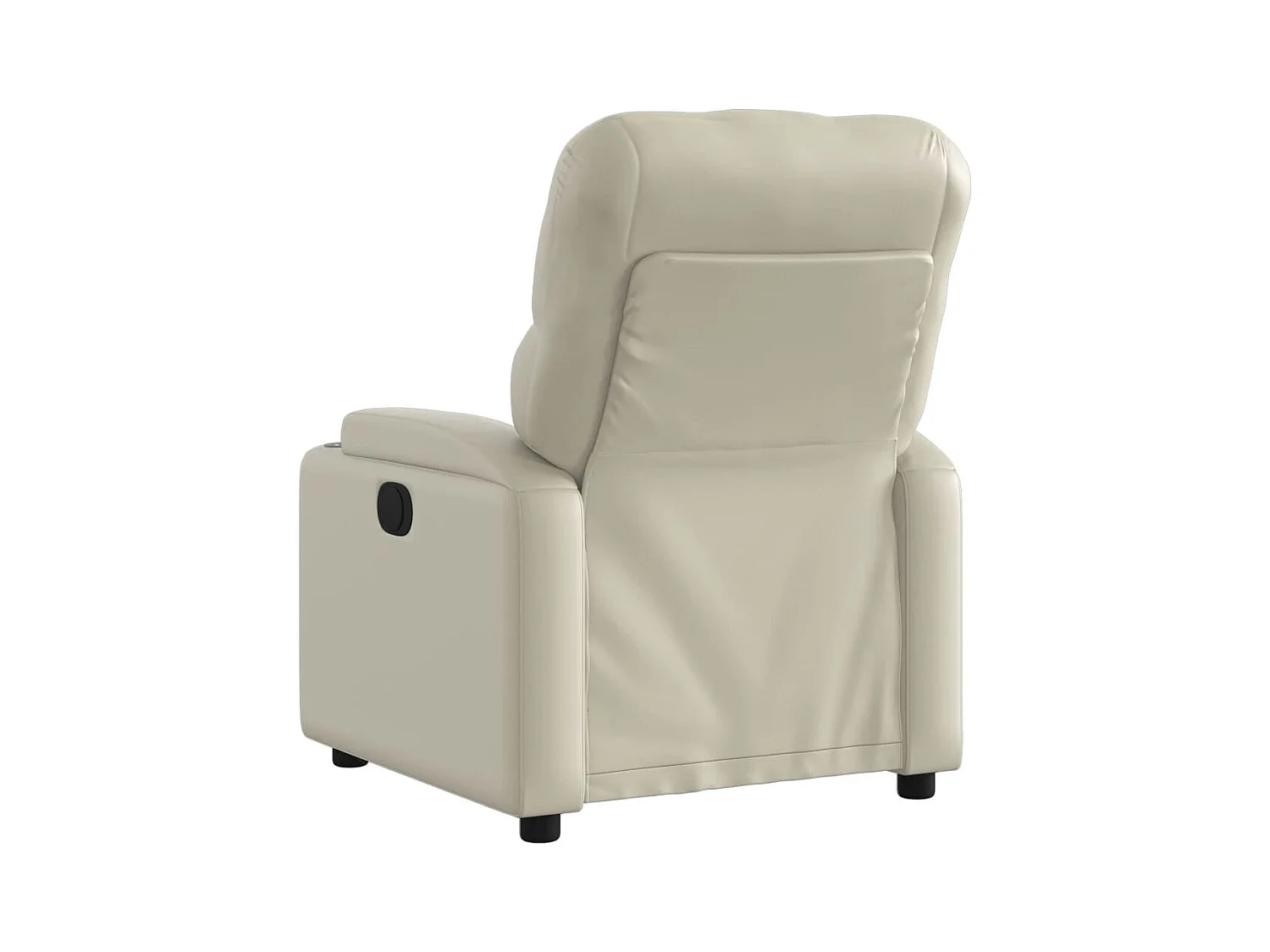 Sillón de relax | Silla | Sillón reclinable eléctrico de cuero sintético crema SHL3821