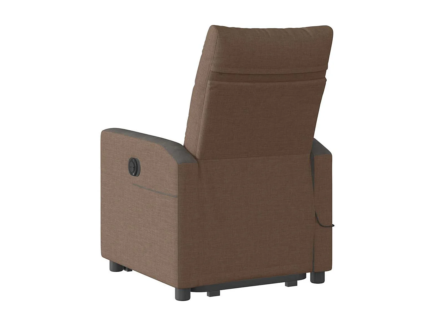 Fauteuil inclinable électrique-Chaise de relax-Fauteuil de Massage Marron Tissu SHL3300