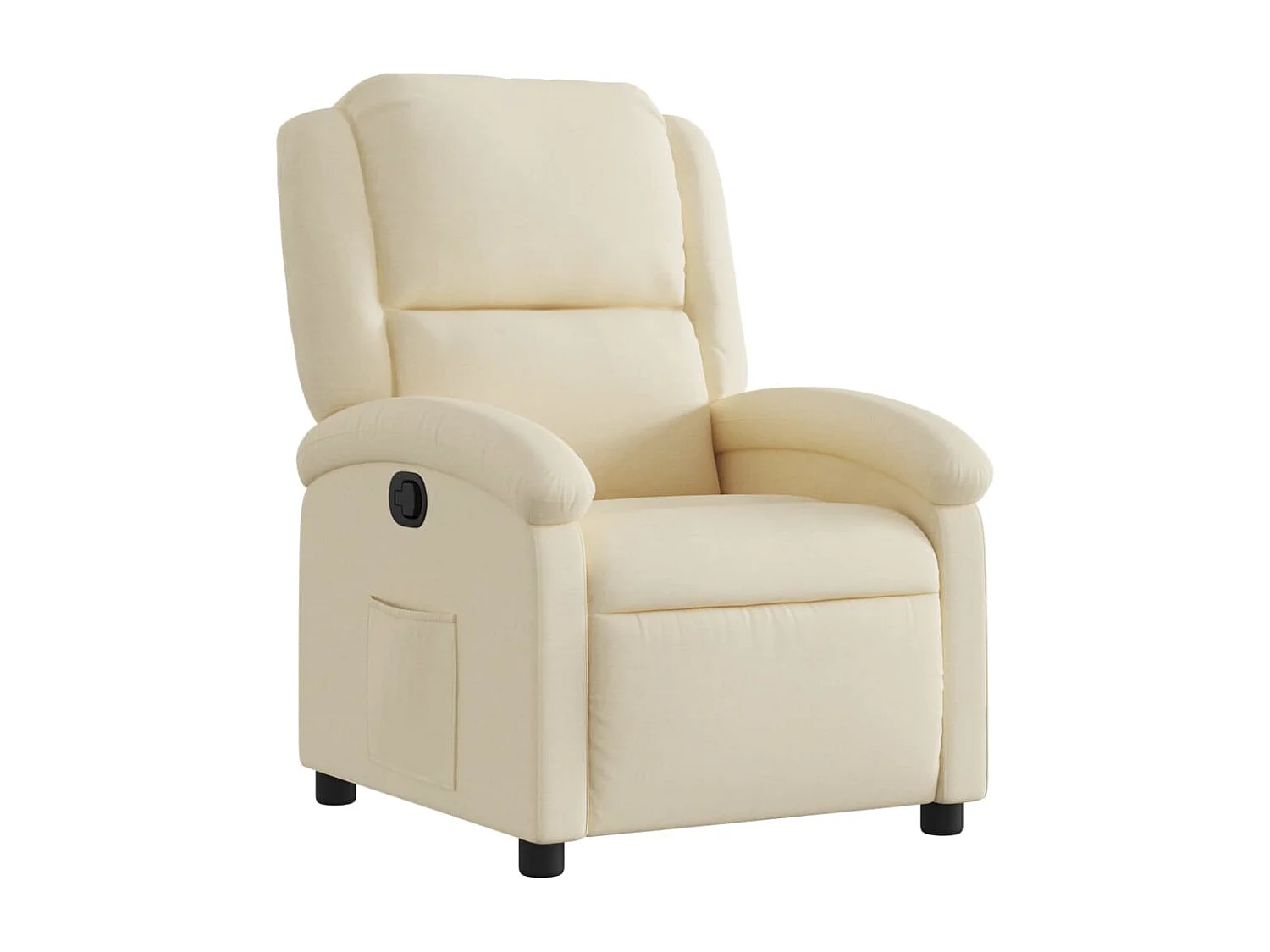 Relaxsessel | Lounge Sessel für Wohnzimmer cremefarbener Stoff SHL88460