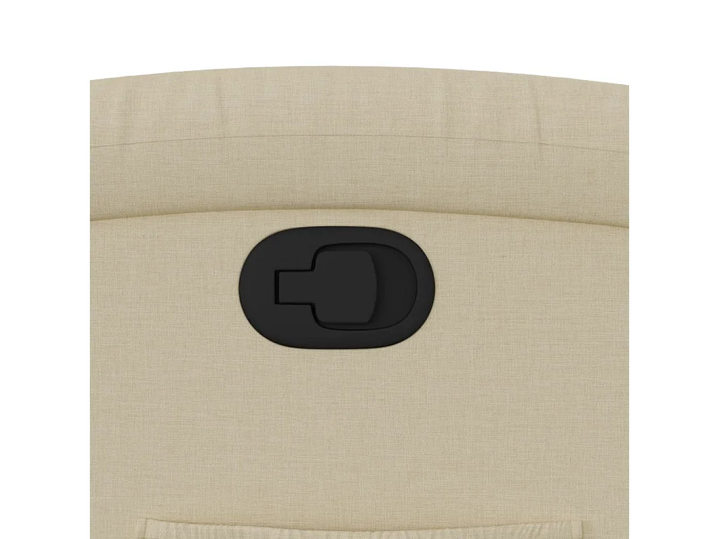 Relaxsessel | Lounge Sessel für Wohnzimmer cremefarbener Stoff SHL88460