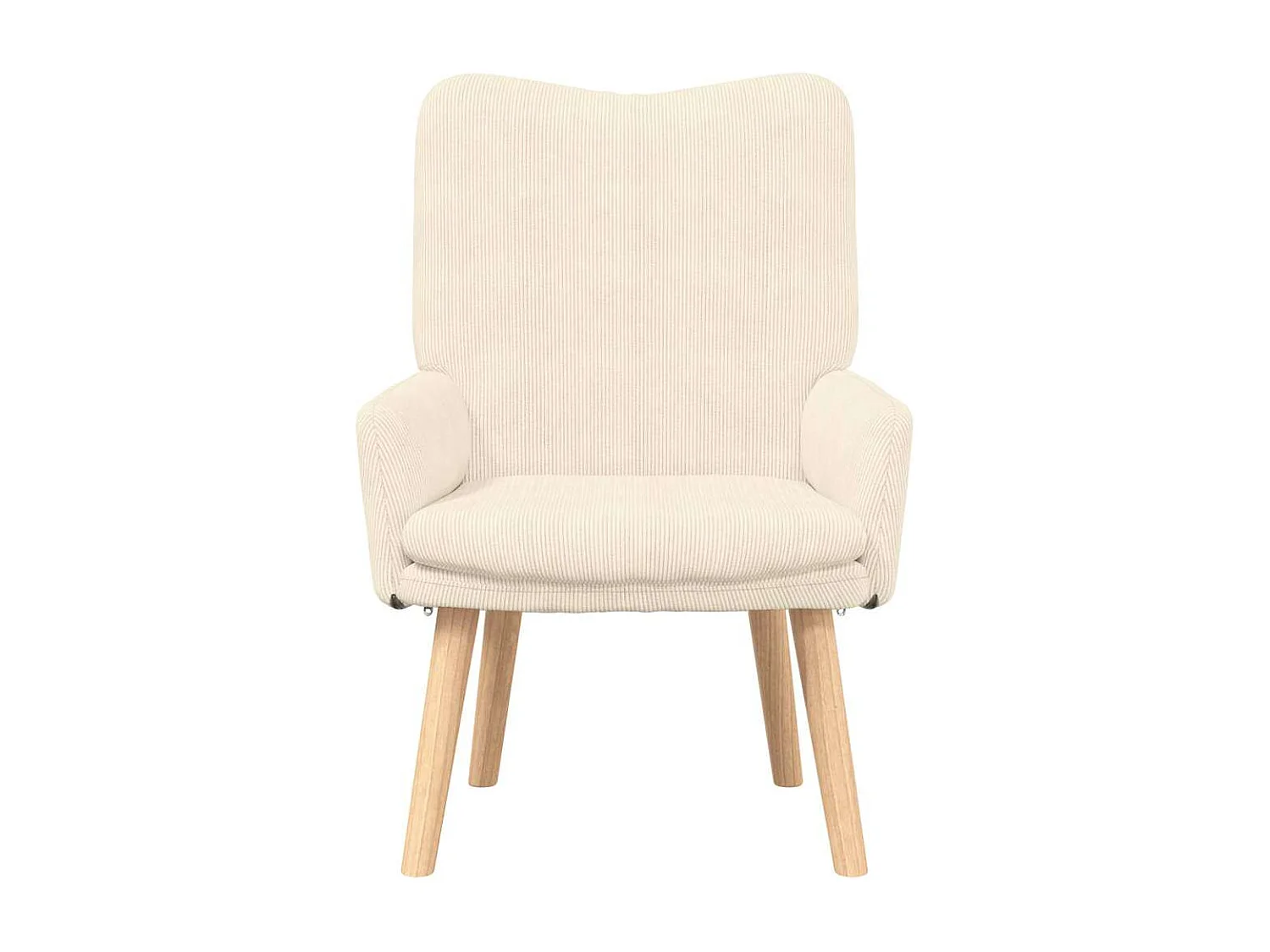 Fauteuil Salon-Chaise de relax Crème 63x67x94 cm tissu SHL1345