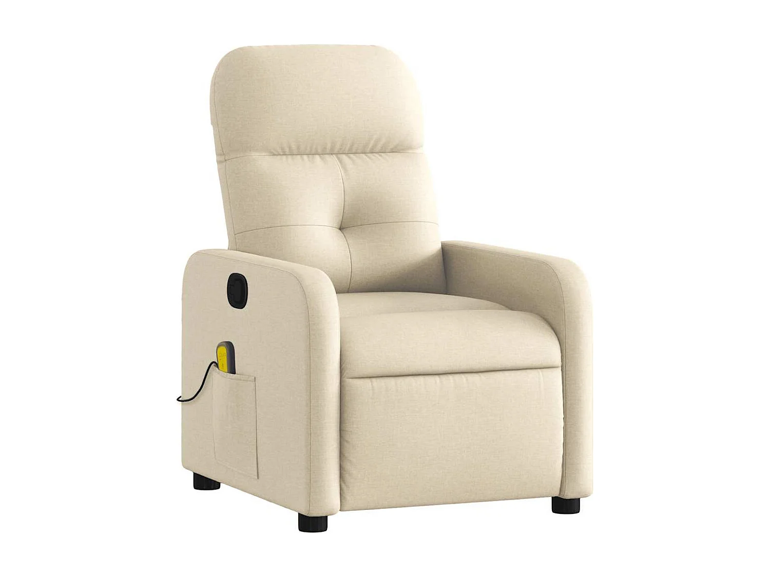 Relaxsessel | Massagesessel Creme Stoff SHL2226