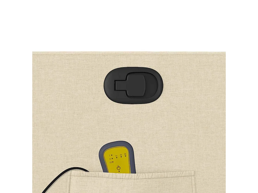 Relaxsessel | Massagesessel Creme Stoff SHL2226