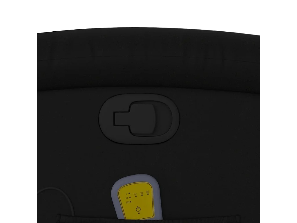 Massage-Relaxsessel | Lounge Sessel indoor Kunstleder Schwarz SHL87414