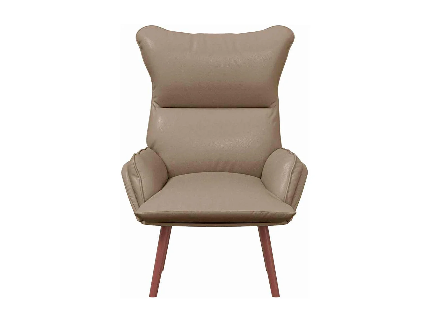 Poltrona | Cadeira de Sala | Cadeira Relaxante Cappuccino 69x74x93 cm Couro sintético SHL917088