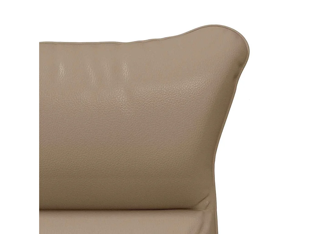 Poltrona | Cadeira de Sala | Cadeira Relaxante Cappuccino 69x74x93 cm Couro sintético SHL917088
