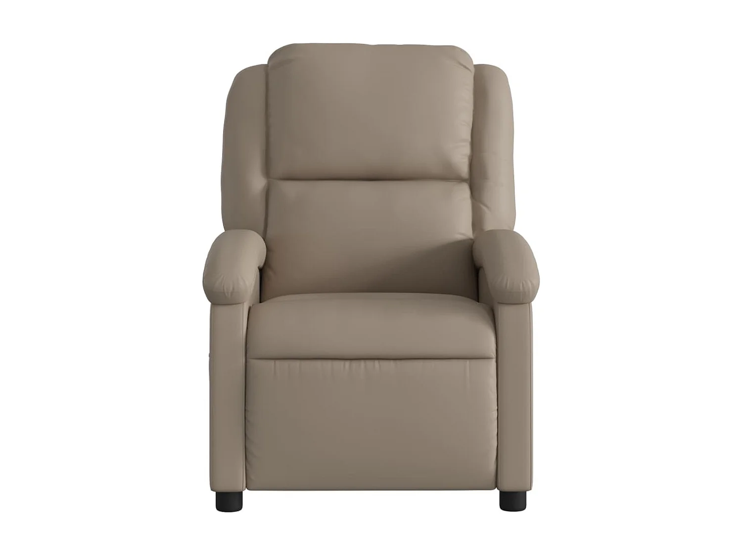 Sillón de relax | Sillón reclinable de masaje eléctrico cuero sintético capuchino SHL5622